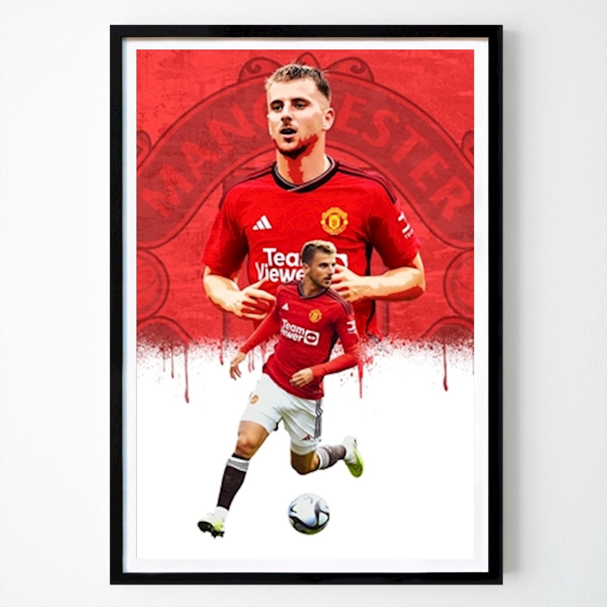 Fotbal Plakát: Mason Mount Manchester United od Sasuke 23