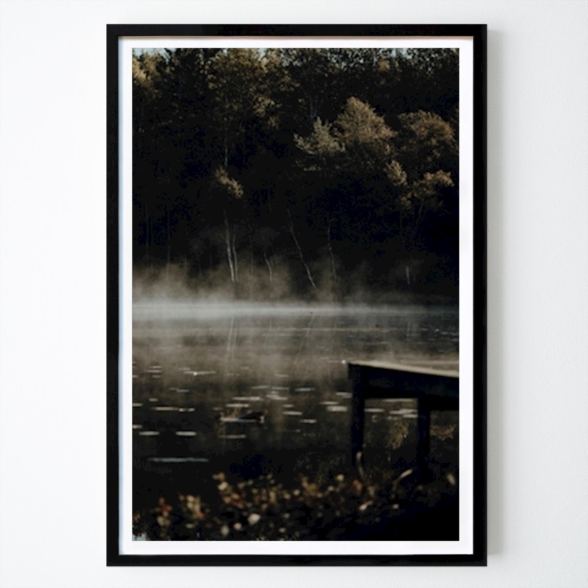 Przyroda Plakat: Foggy morning autorstwa Celine Hultin