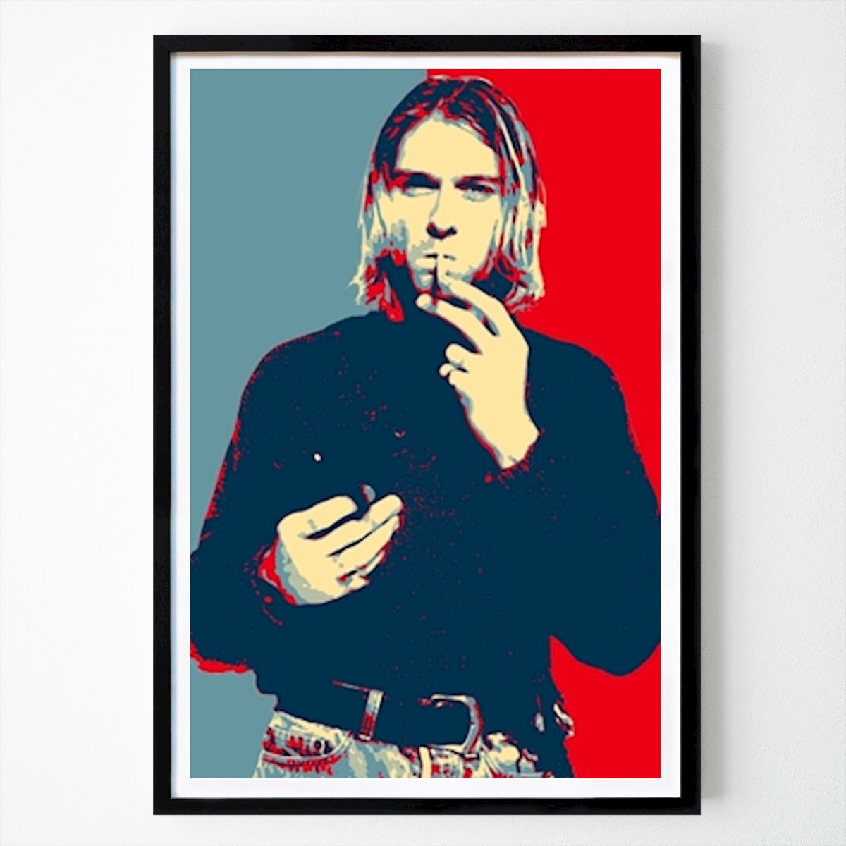Hobby Plakat: Kurt Cobain av Iconic Posterz