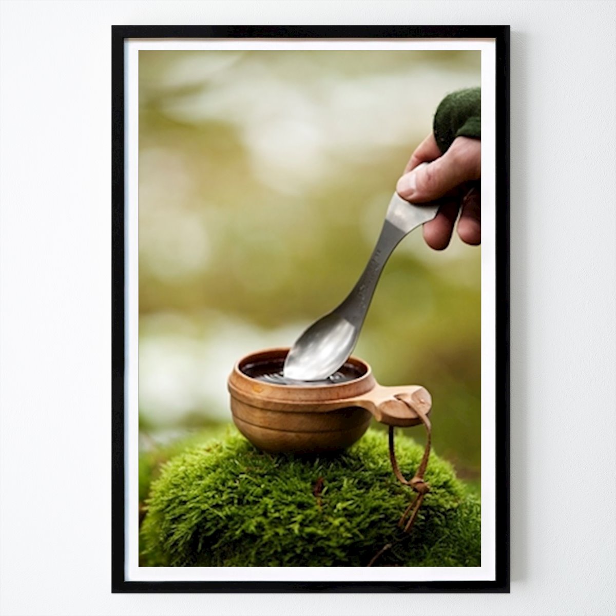 Kitchen Poster: Boiled coffee with a spoon by Fredrik Telléus