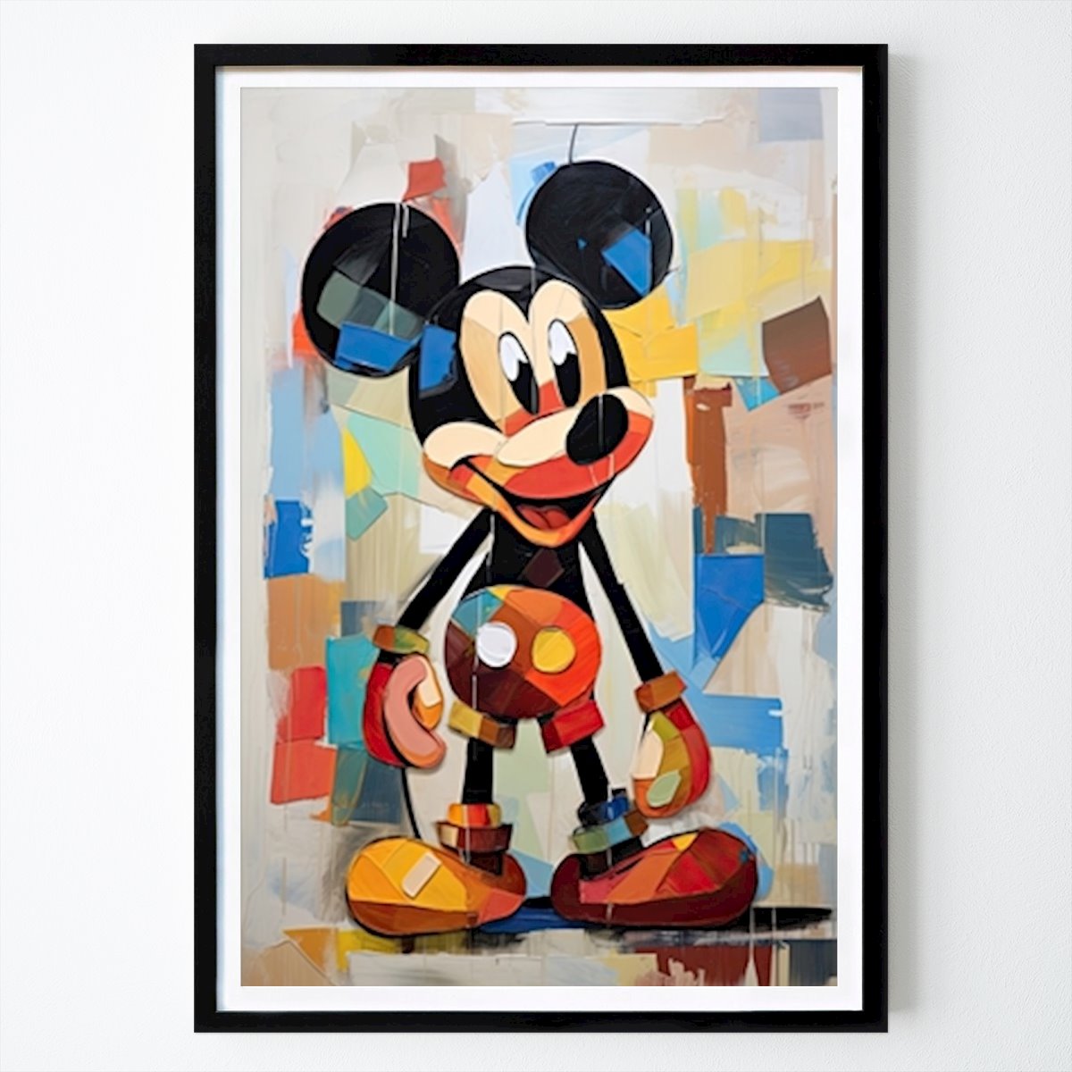 Lifestyle Poster: Minimalistische Micky Maus von ArtWaves