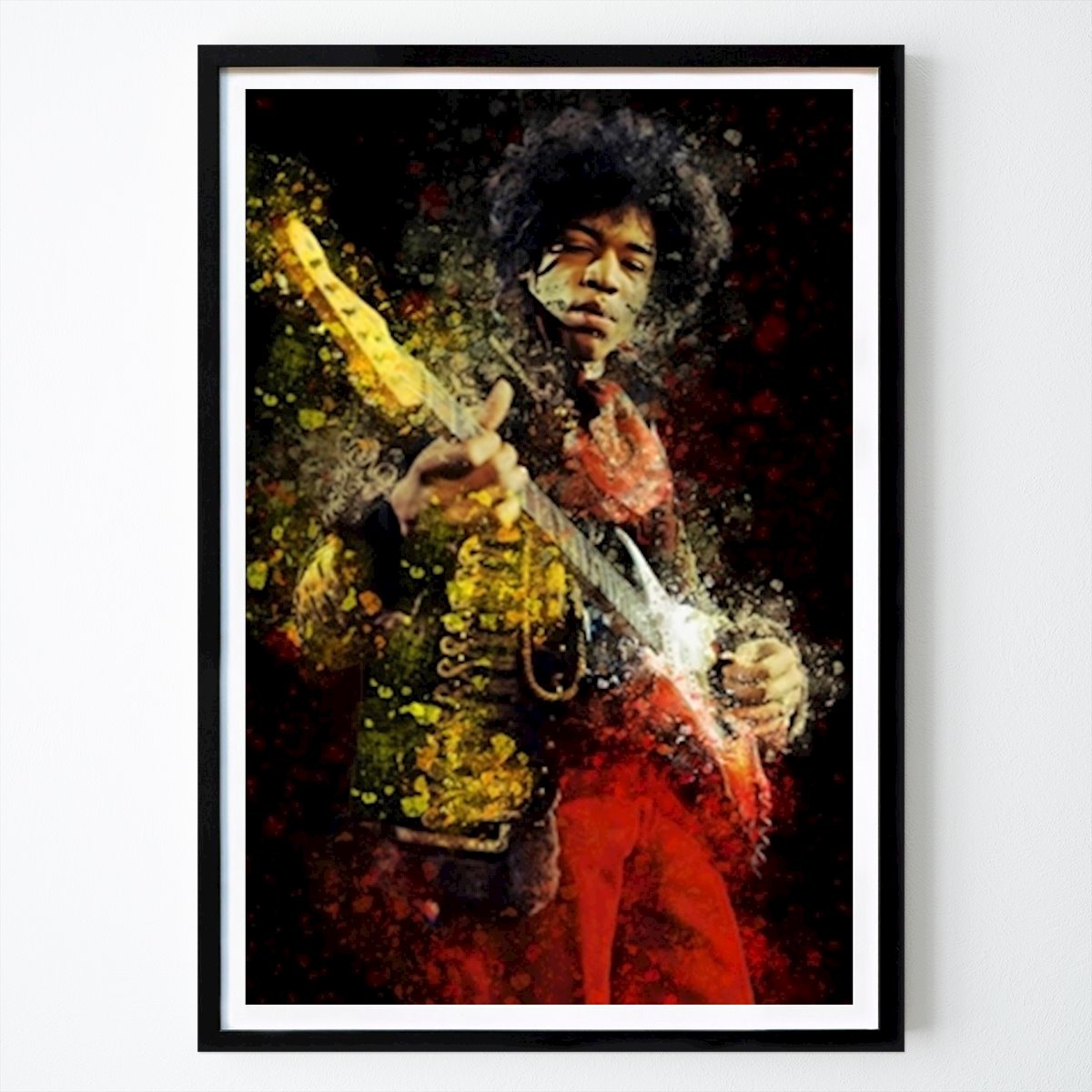 USA Poster: Jimi Hendrix di Cerezo Classica