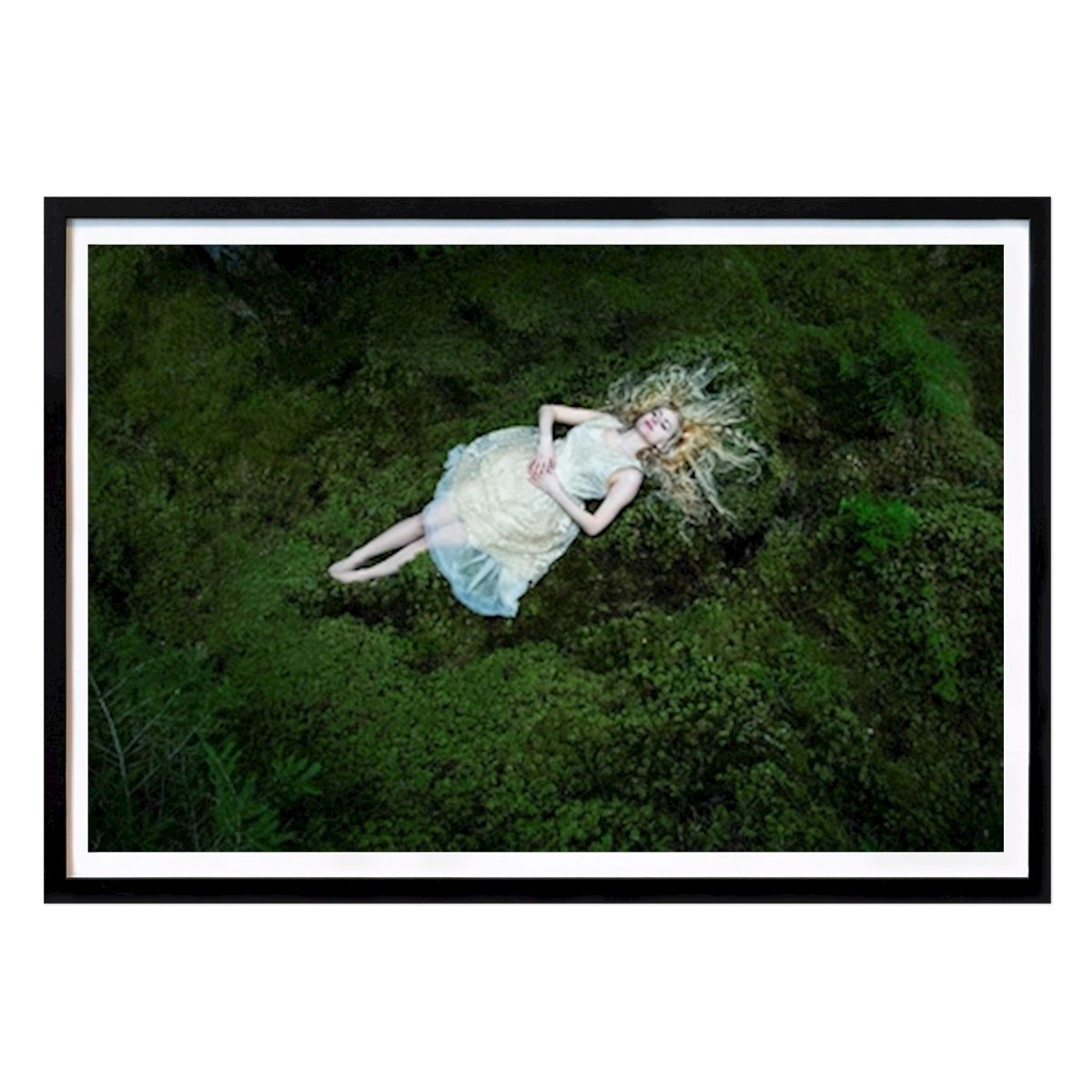 People & Portrait Poster: Sea of Moss by Jennifer Radhammar