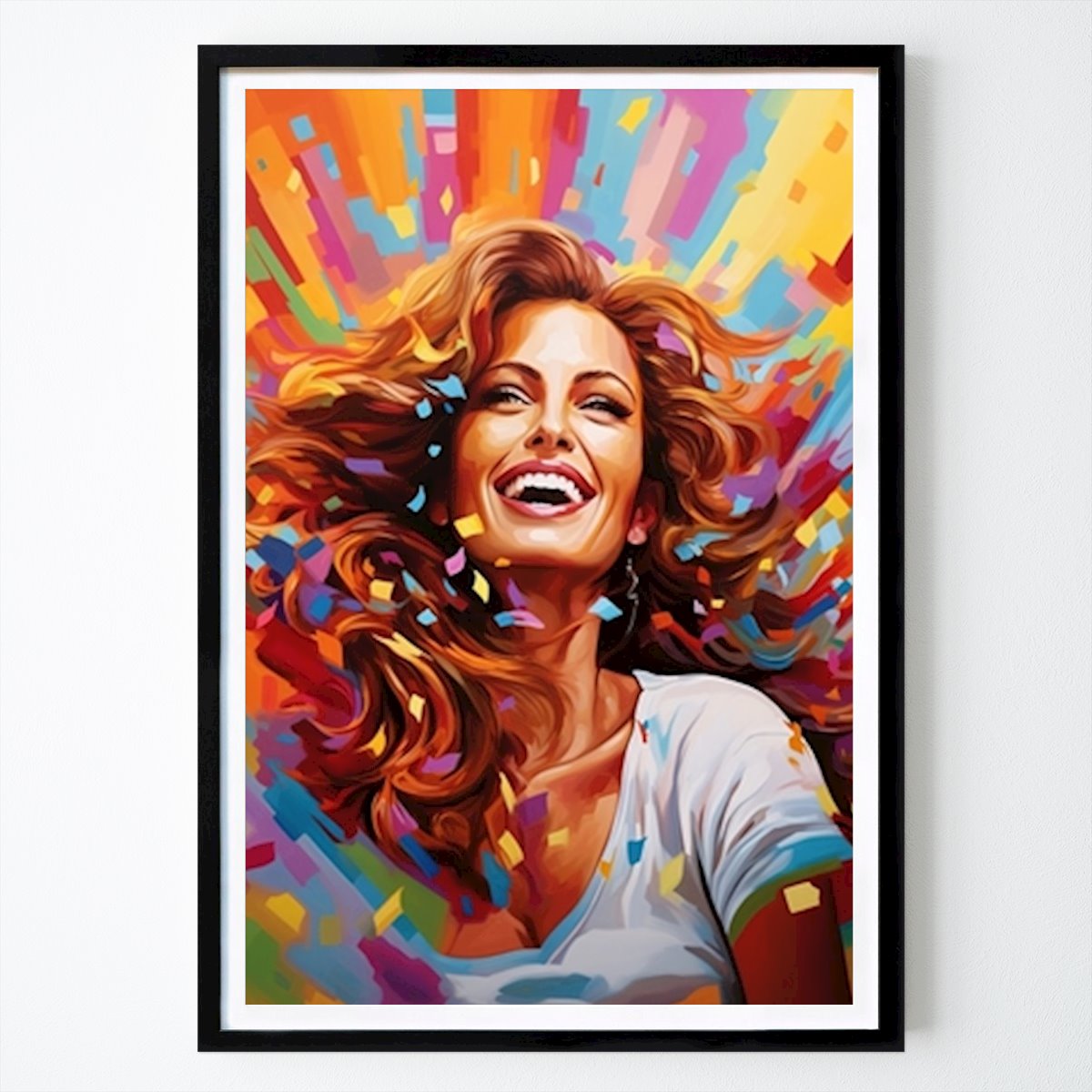 Pop Art Poster: Julia Roberts Pop Art von Henrik Viklund