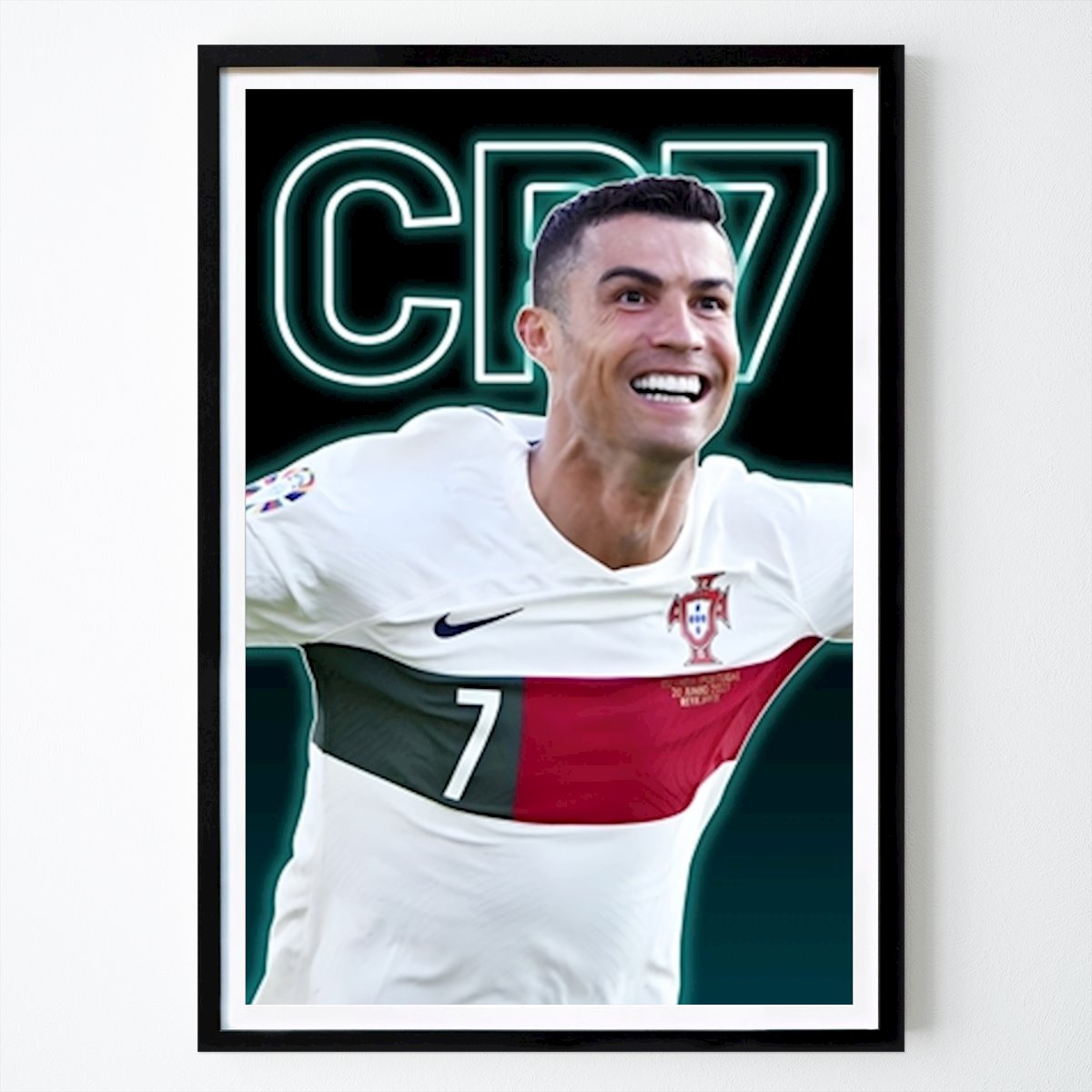 Fotboll Poster: Cristiano Ronaldo Portugal av Qreative