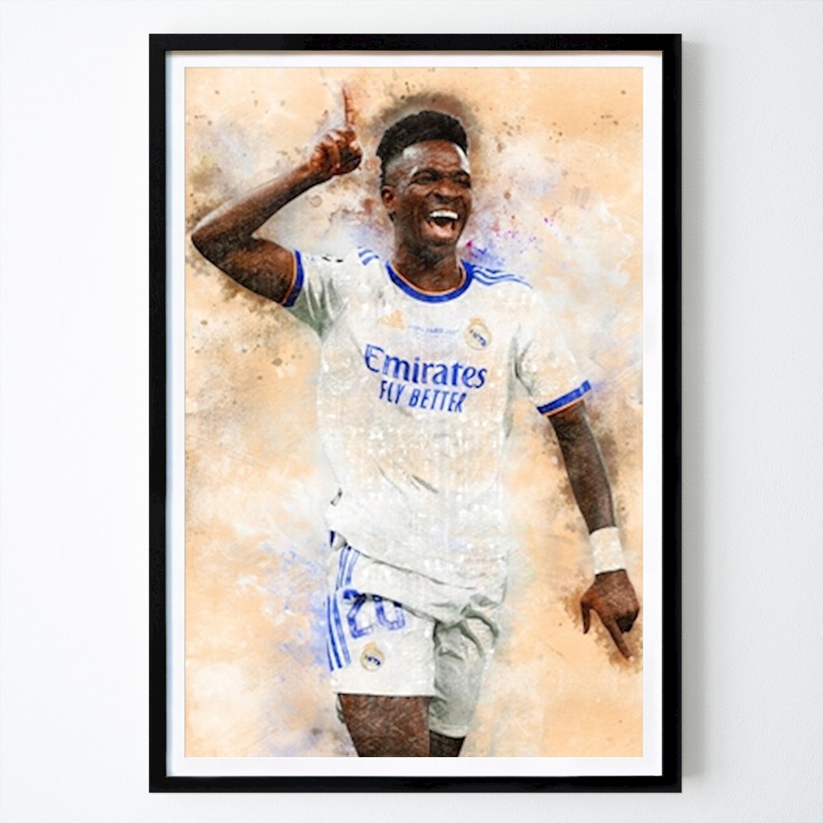 Fútbol Póster: Vinos Jr. de Canvas Biun