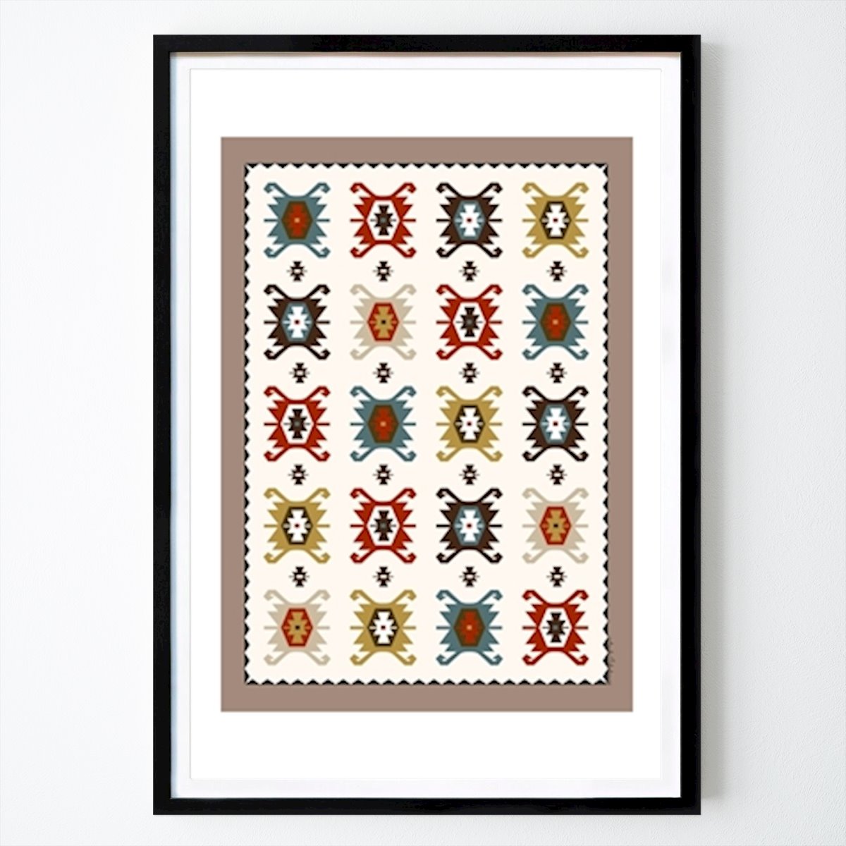 Retro & Vintage Plakat: Balkan Carpet autorstwa Amela Cero