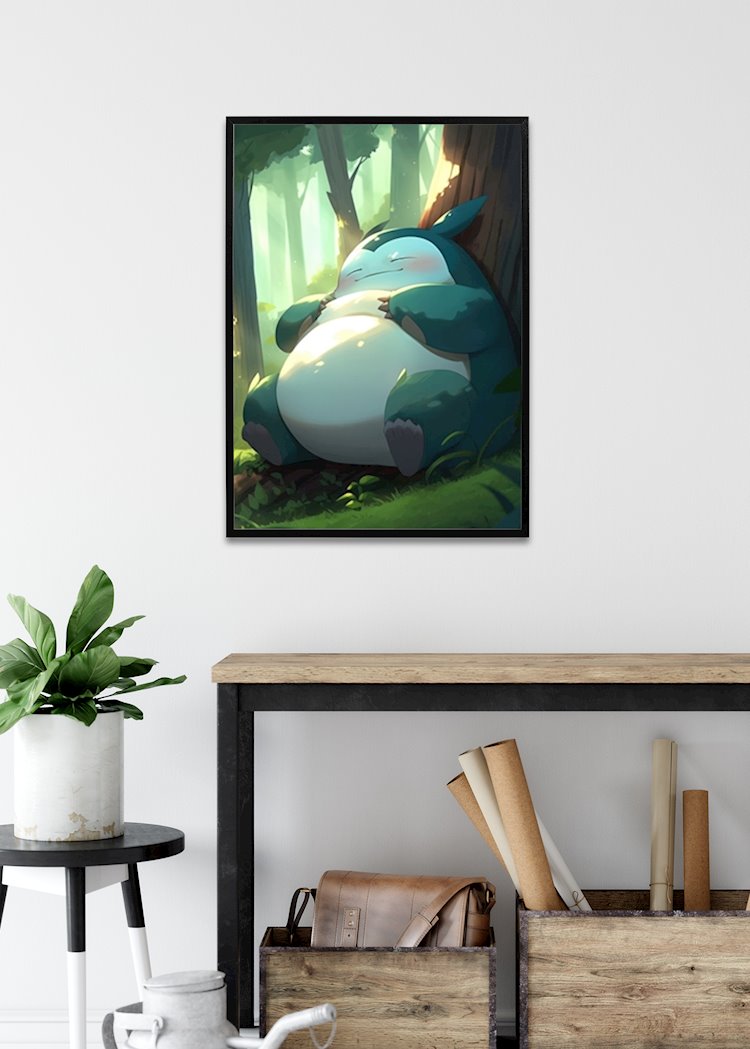 Snorlax taking a nap posters & prints by Markus Utas - Printler