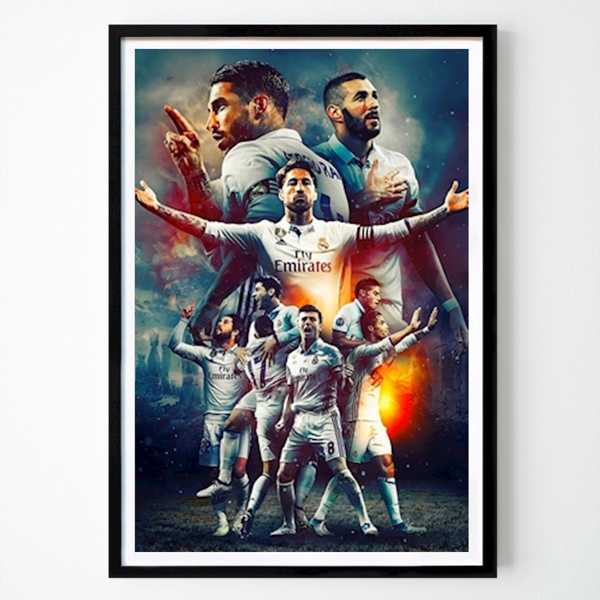 Calcio Poster: Real Madrid di MyActionArt
