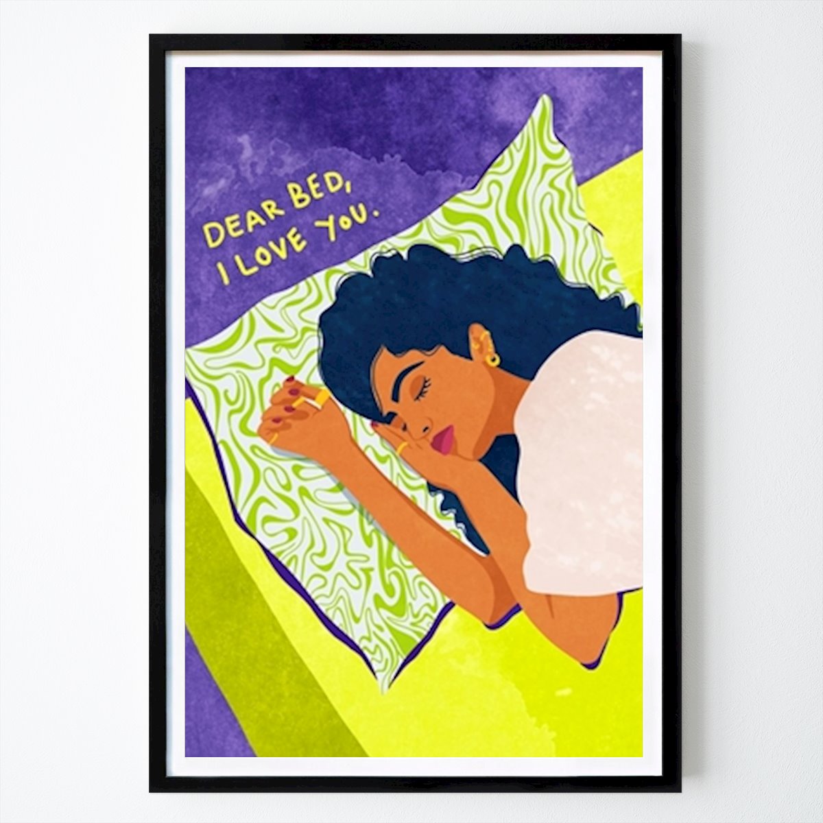 Citation & Text Poster: Dear Bed, I Love you. by Raissa Oltmanns