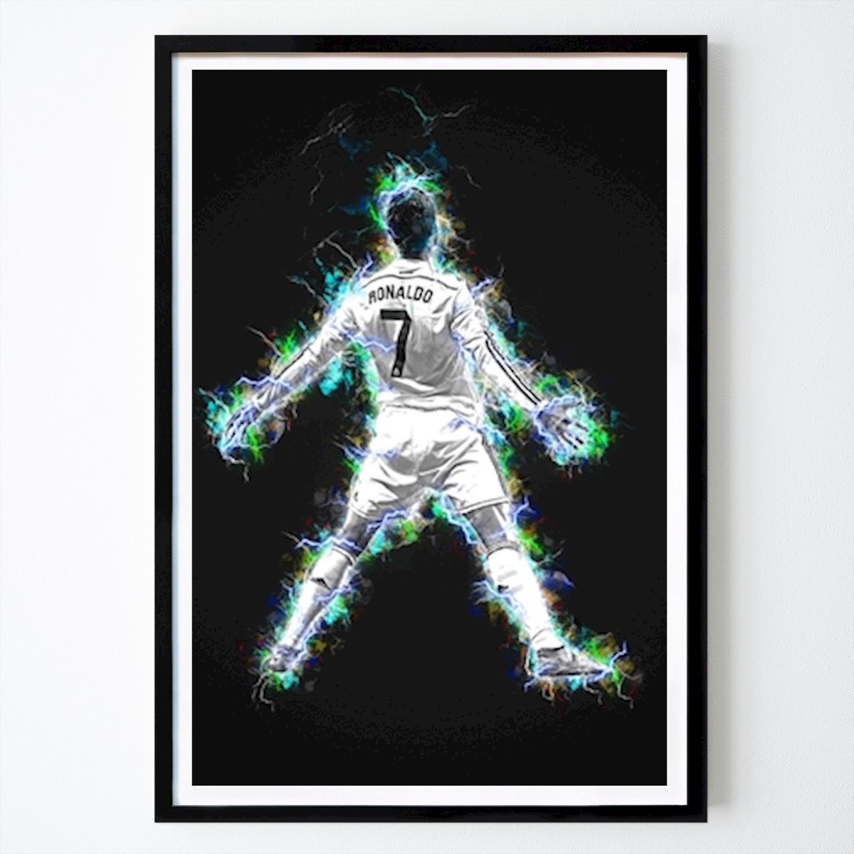 Fotboll Poster: Cristiano Ronaldo Real Madrid av Atonio