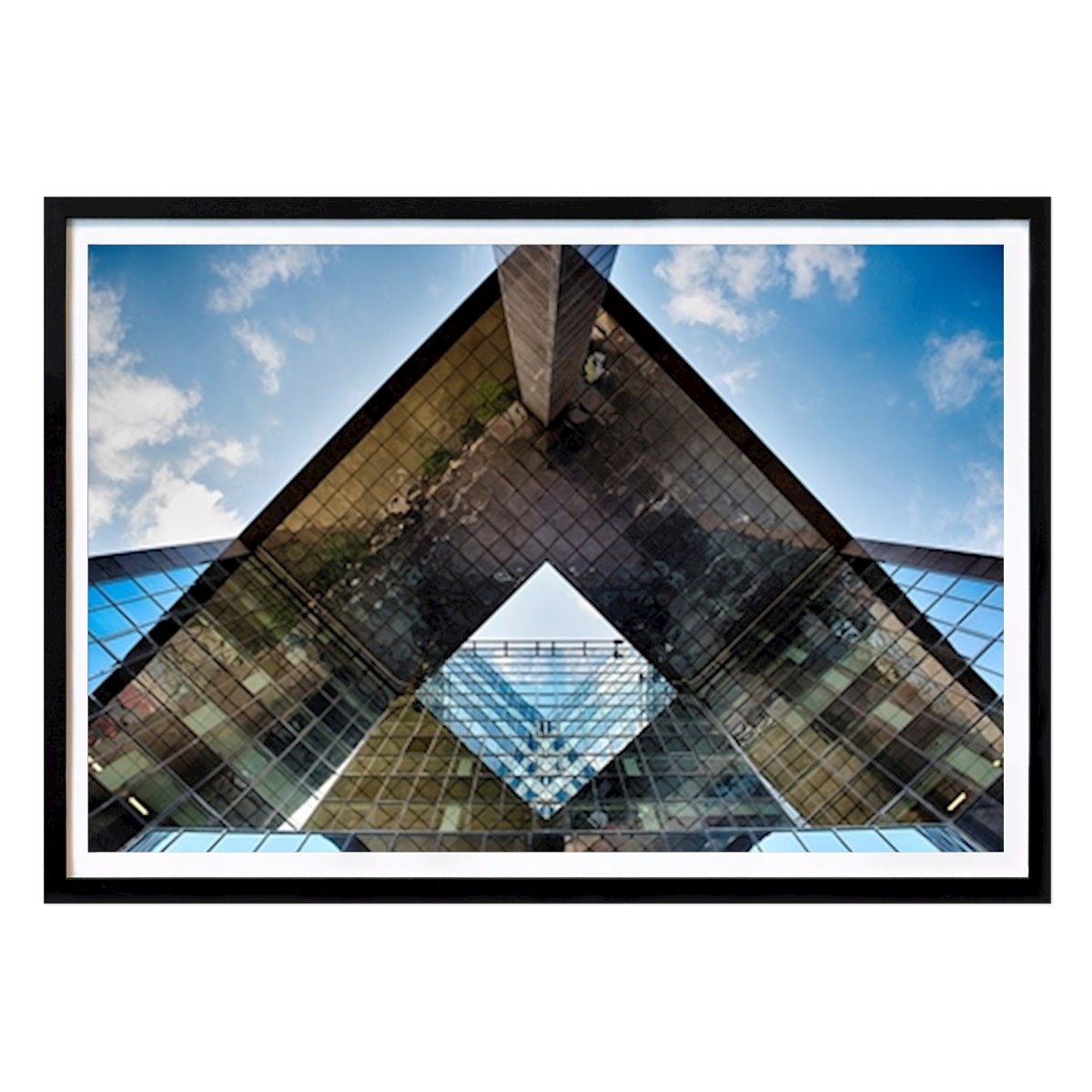 Kitchen Poster: Glass building in Abstract by Joakim Stolt