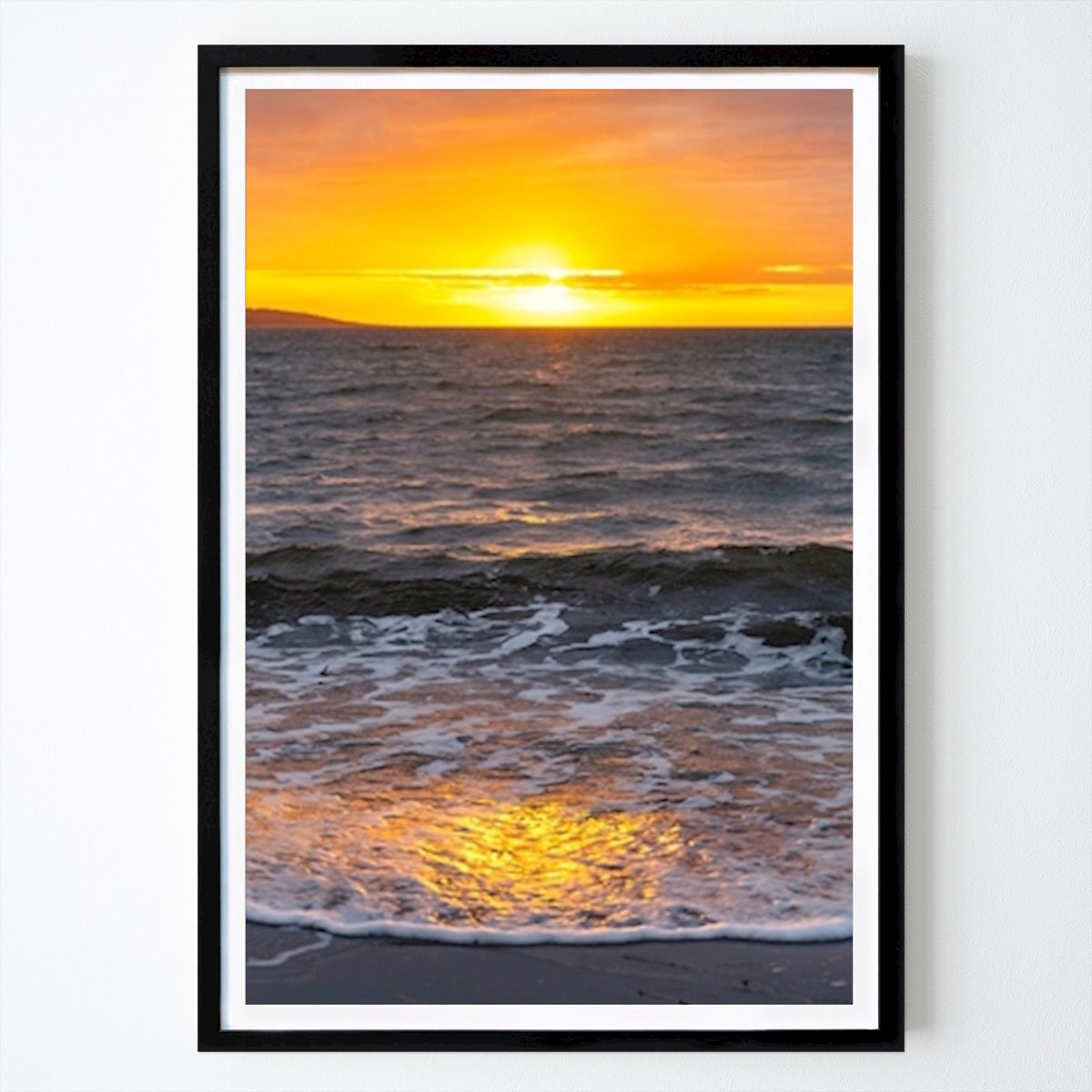 Naturaleza Póster: Sunset Stråvalla Beach 2 de Mats Andersson