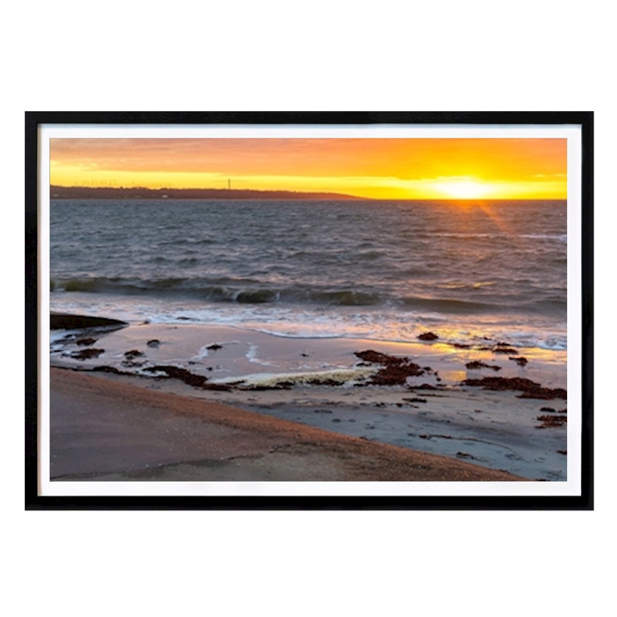 Naturaleza Póster: Sunset at Stråvalla Beach 3 de Mats Andersson