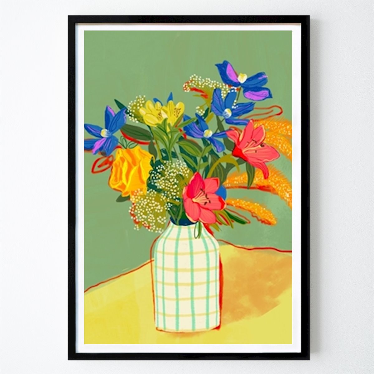 Botanisk Poster: Sommarbukett av Gigi Rosado