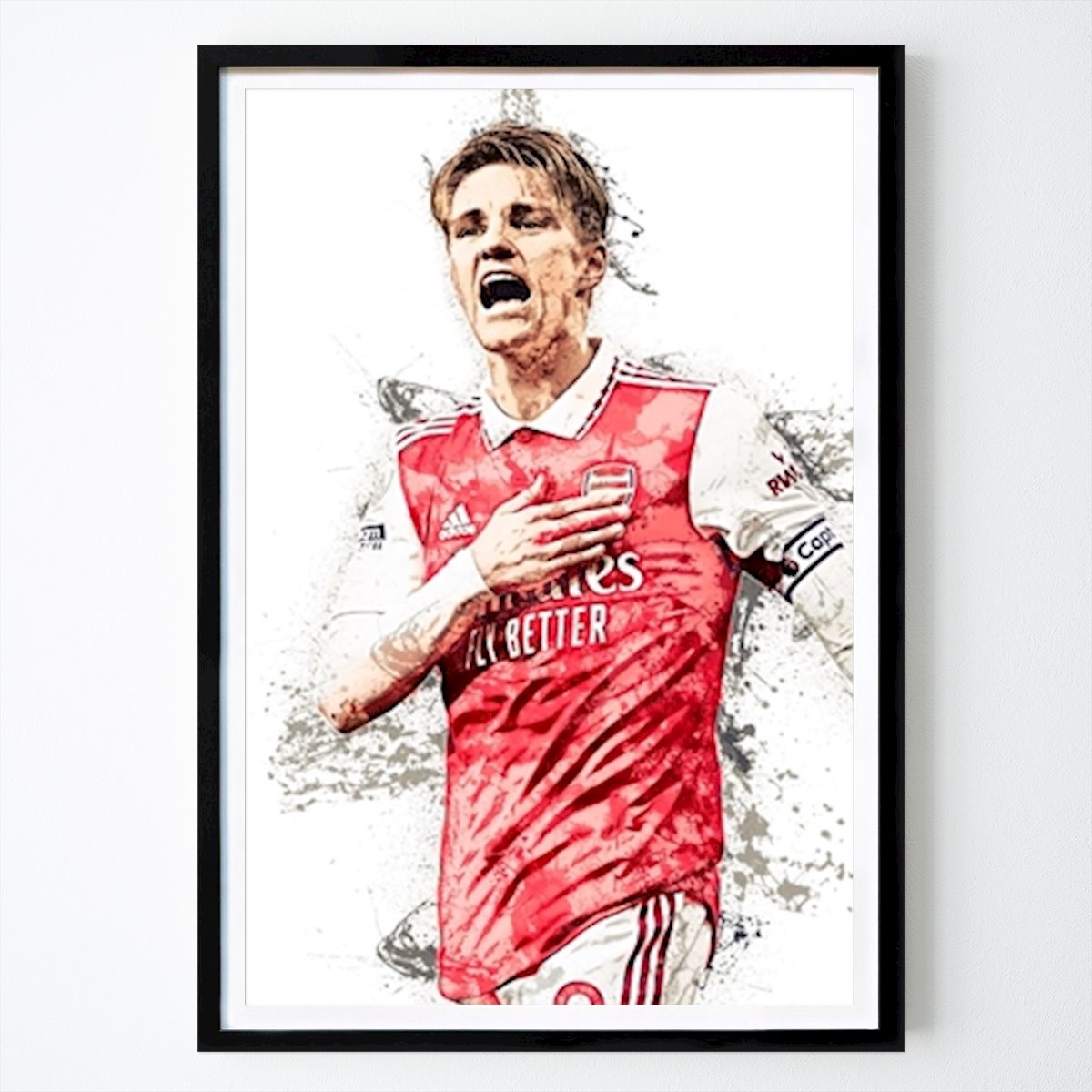 Fodbold Plakat: Martin Ødegaard Arsenal av Hung Anh