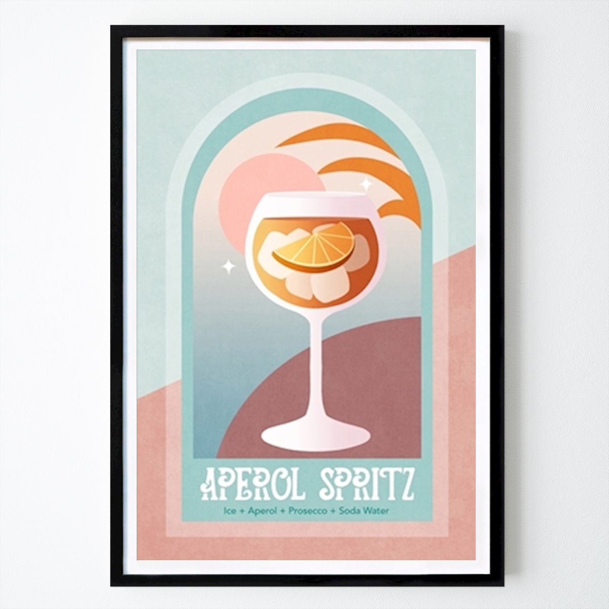 Włochy Plakat: Aperol Spritz autorstwa Emel Tunaboylu by The Artcircle