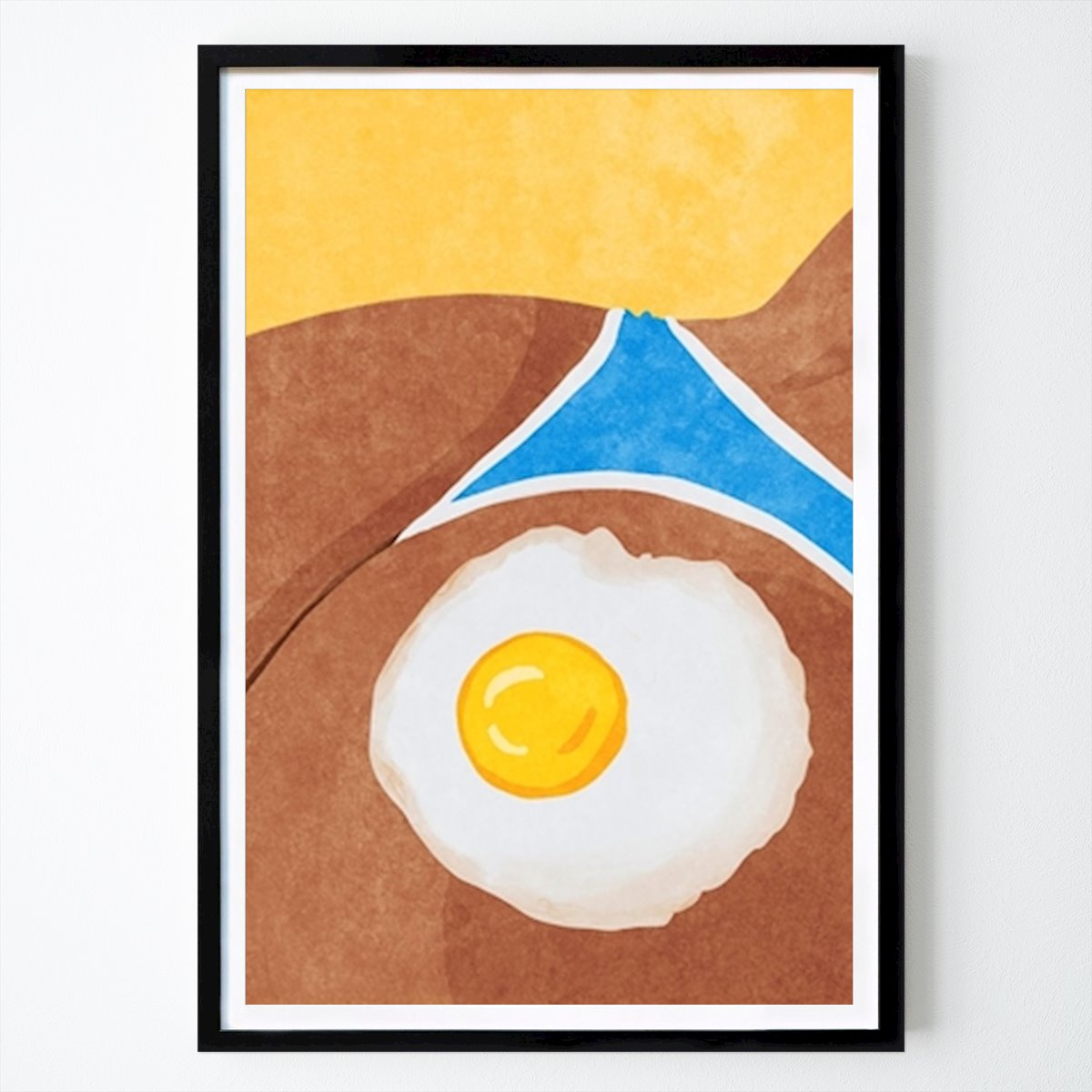 Illustration Poster: Hot Fried Egg av Raissa Oltmanns