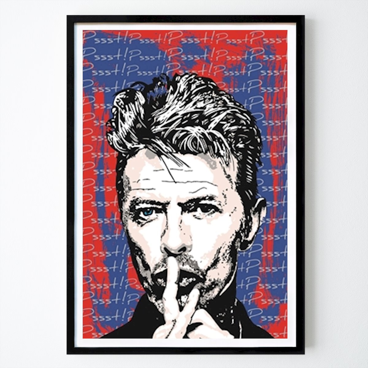 Sport & Hobbies Poster: PSSST! David Bowie van David Schloffer