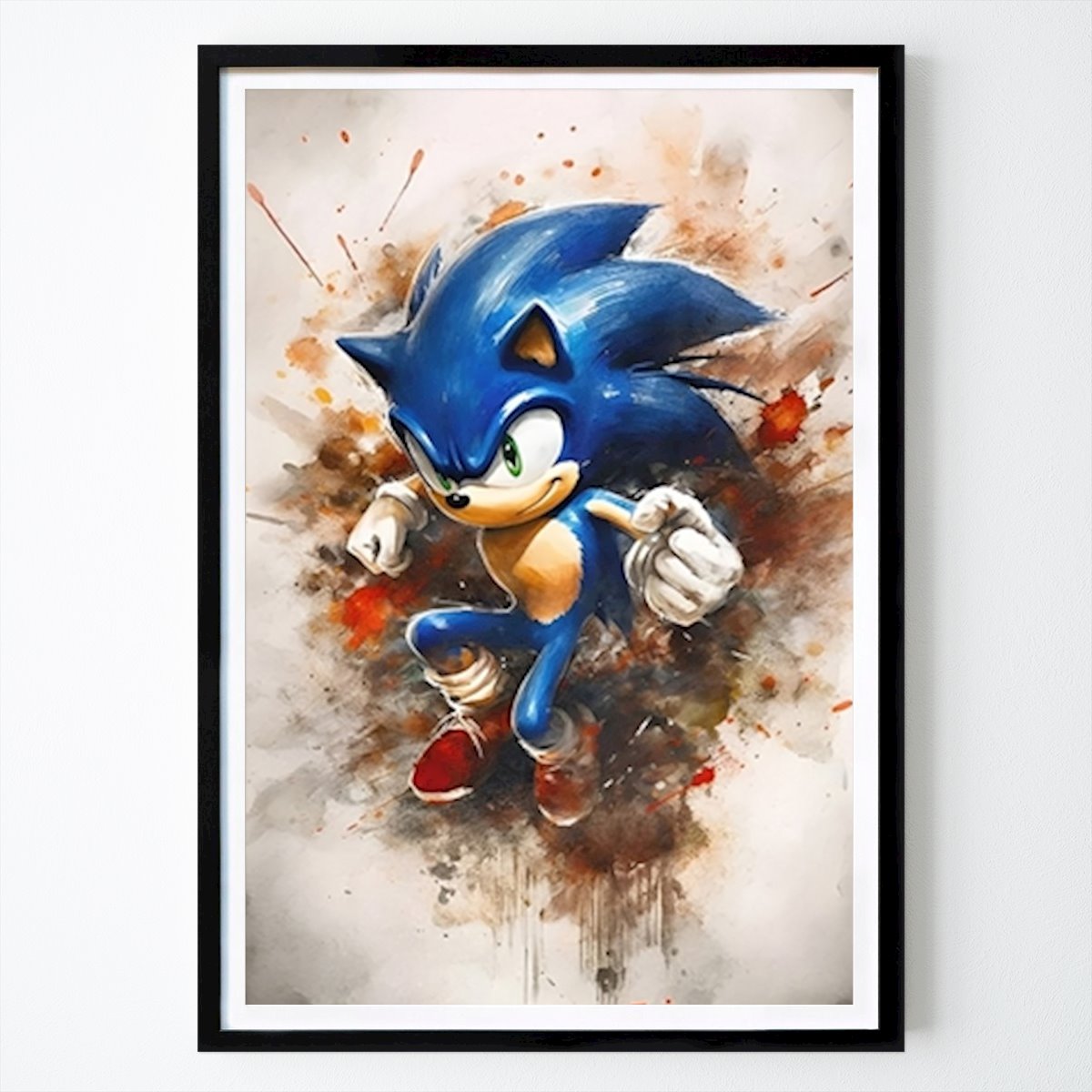 Städte & Länder Poster: Aquarell Sonic von Kyle Style