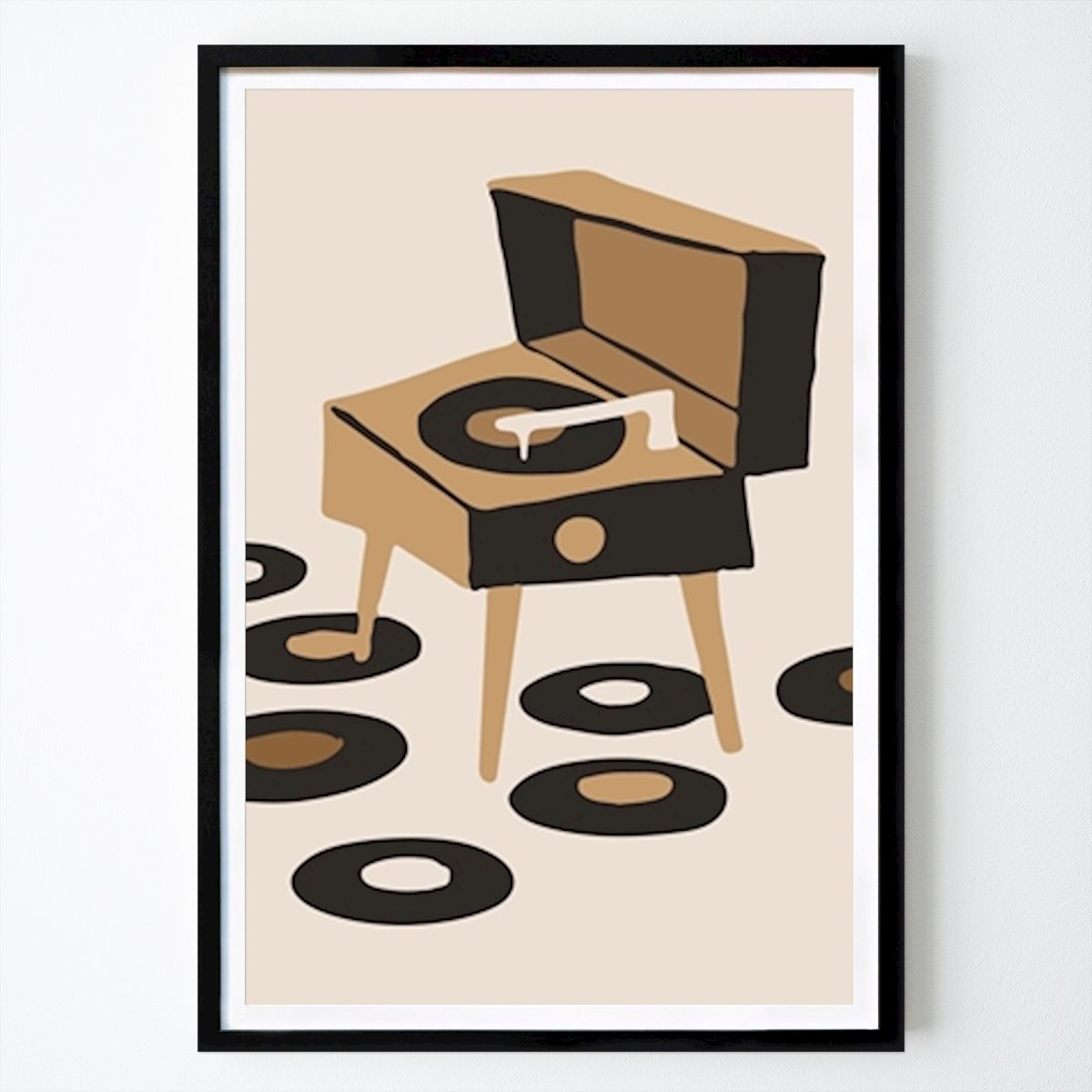 Czas wolny Plakat: Gramofon autorstwa Oscar Callenholt