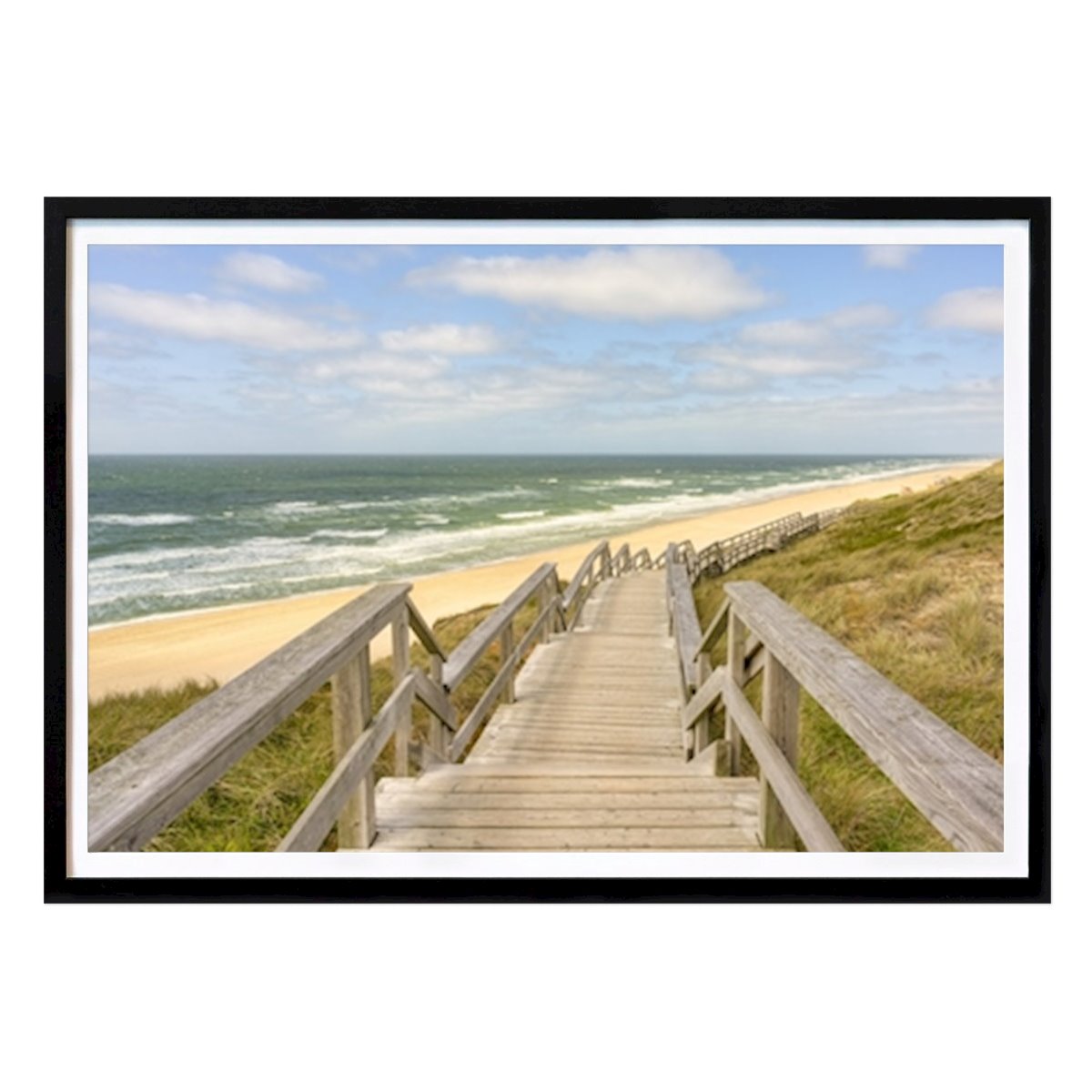 Natur Plakat: Way to the sea on Sylt av Michael Valjak