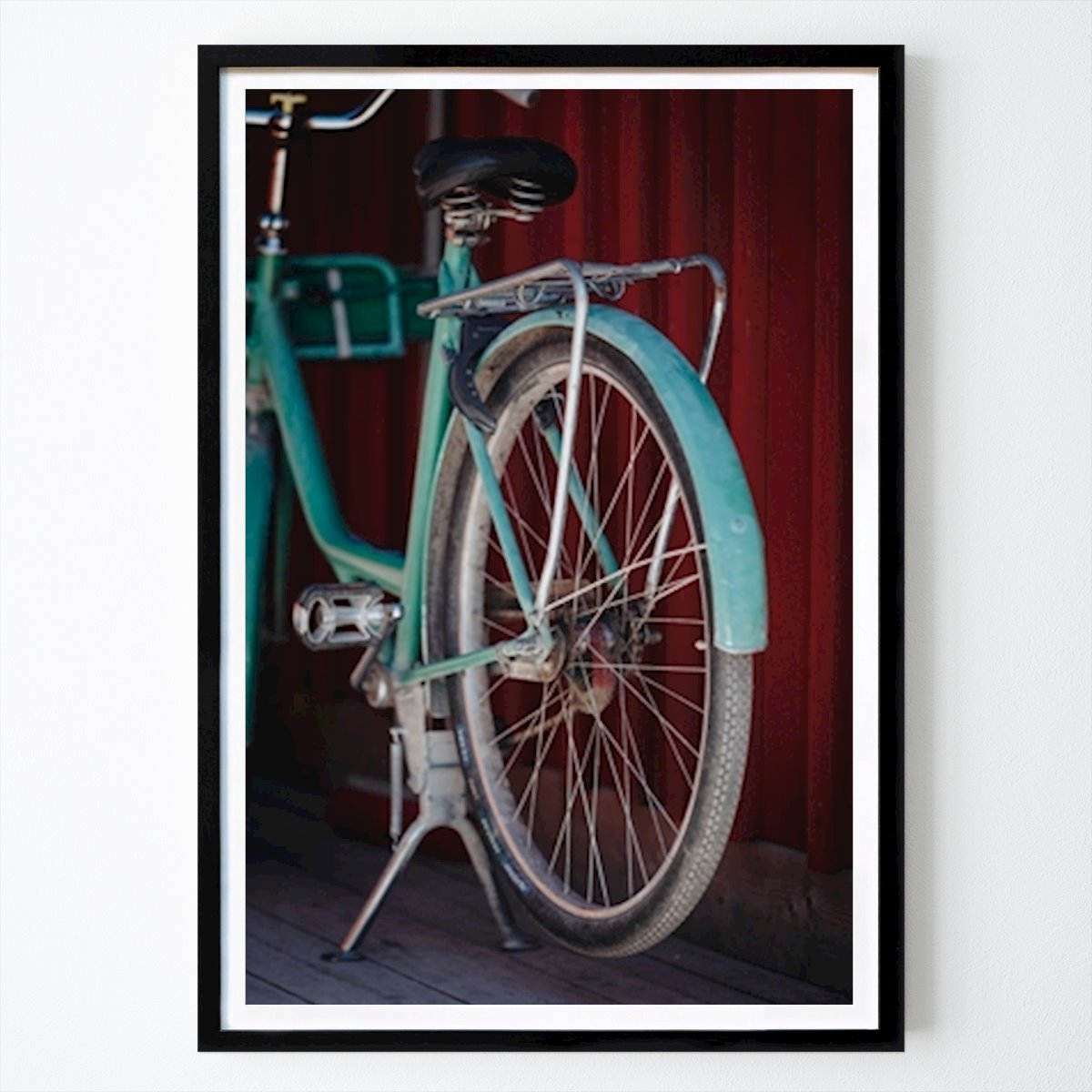 Photo Art Poster: Old green bike by Marcus Hortlund