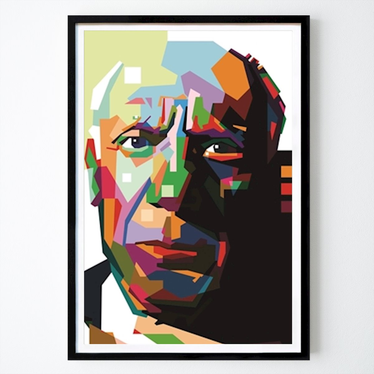 Pop Art Póster: Pablo picasso WPAP de Yanis purwantono