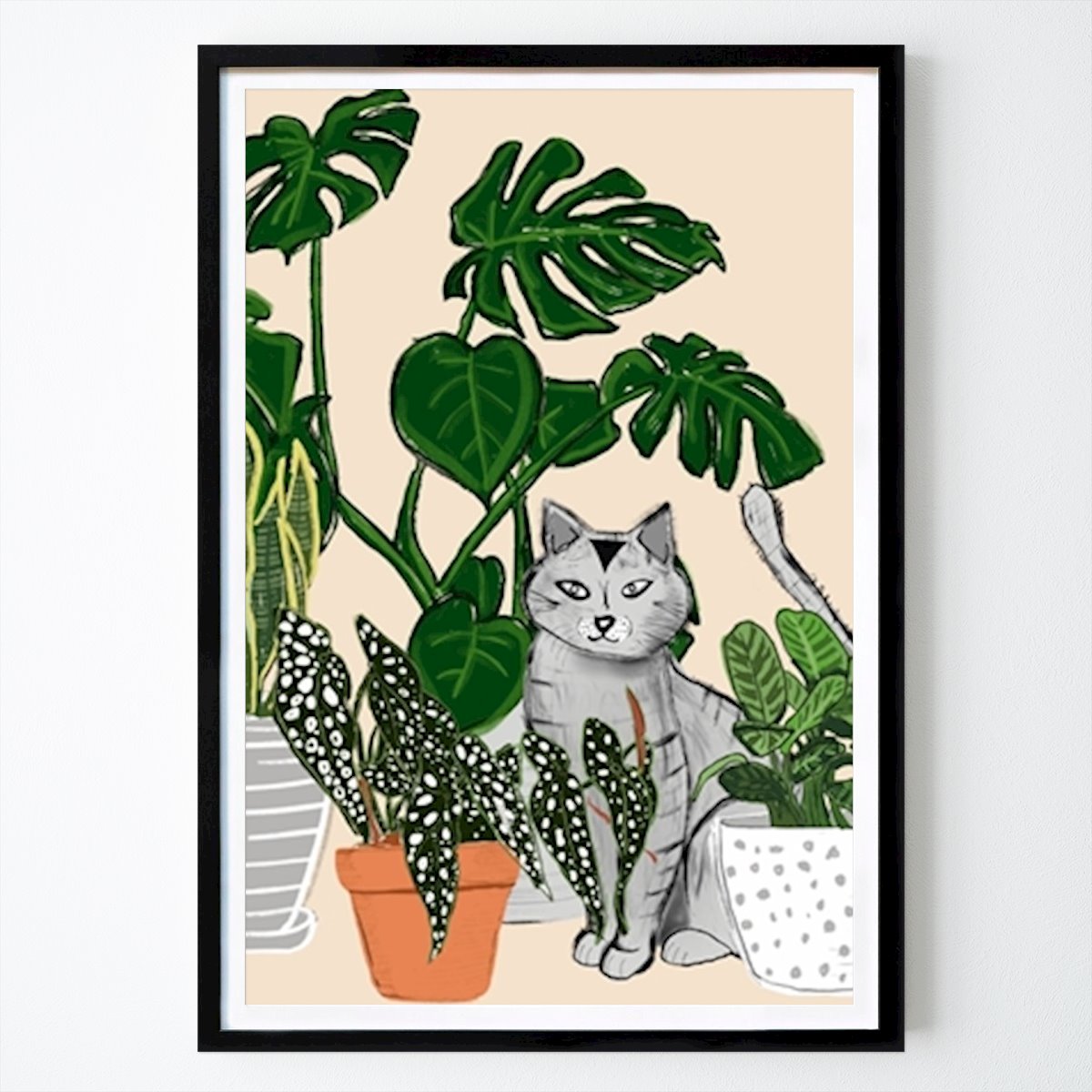 Animals Poster: Where’s the Cat by Susana Costa
