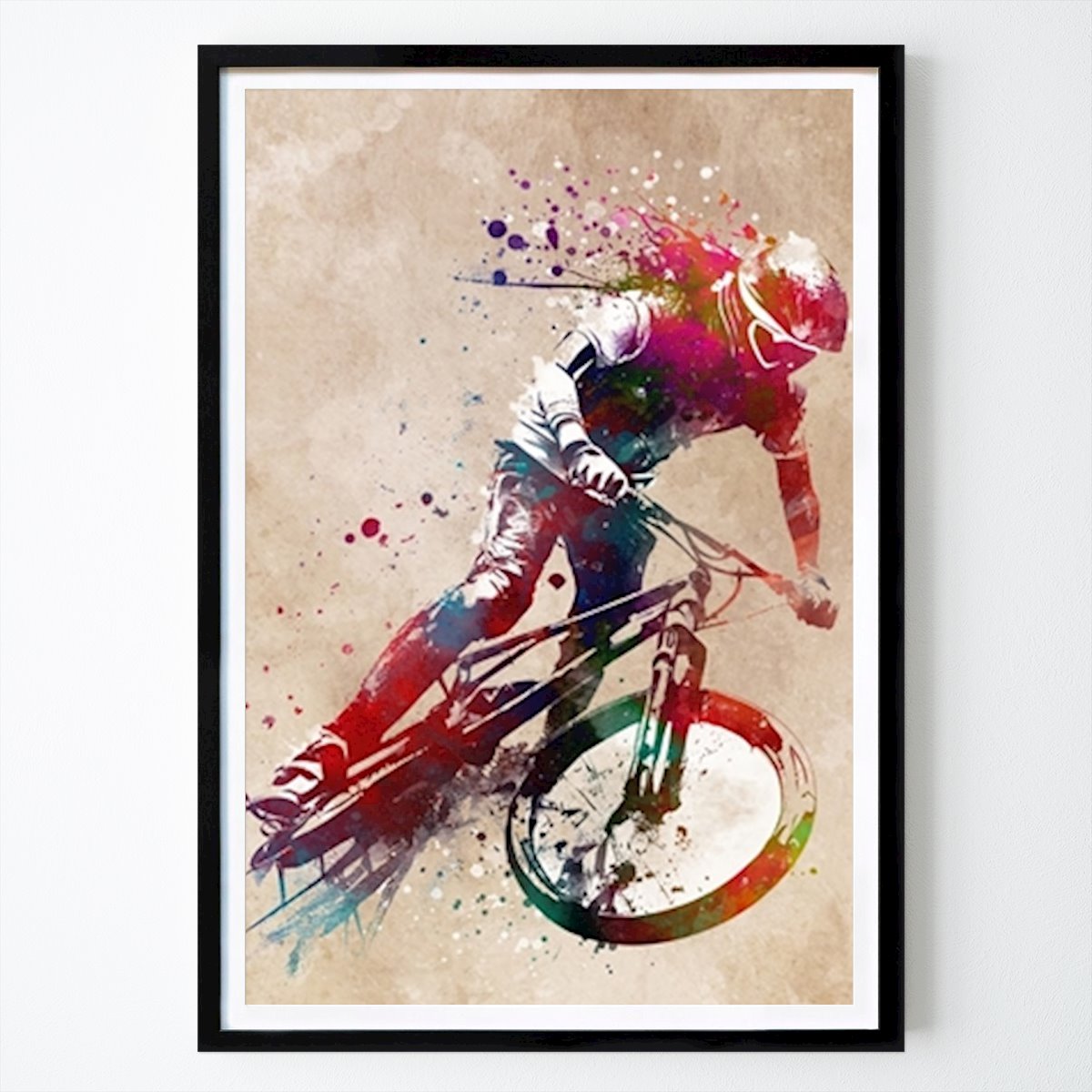 Czas wolny Plakat: BMX rowerzysta autorstwa Justyna Jaszke