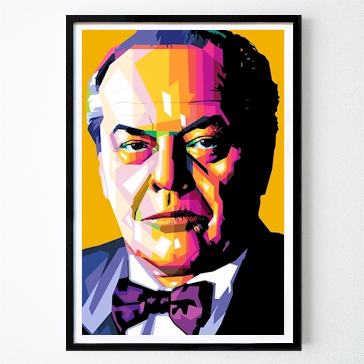 Lazer Poster: Arte WPAP de Jack Nicholson de Wpap Maker