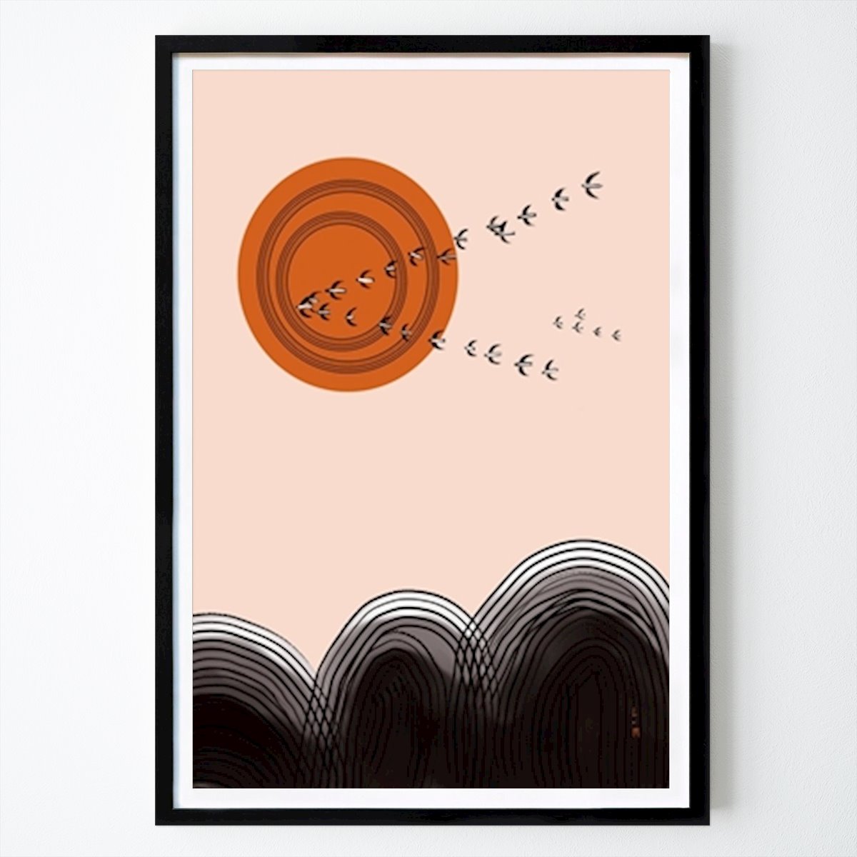 Abstrakt Plakat: On our way to the sun av L van Moerkerken