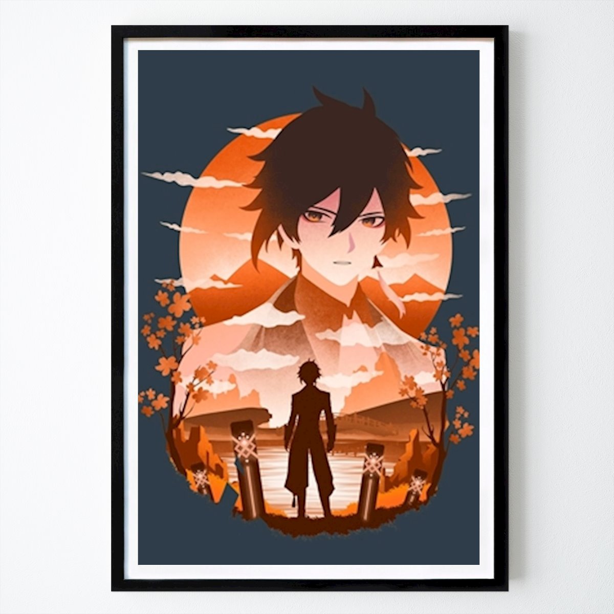 Botanical Poster: Zhongli by Bee Rose