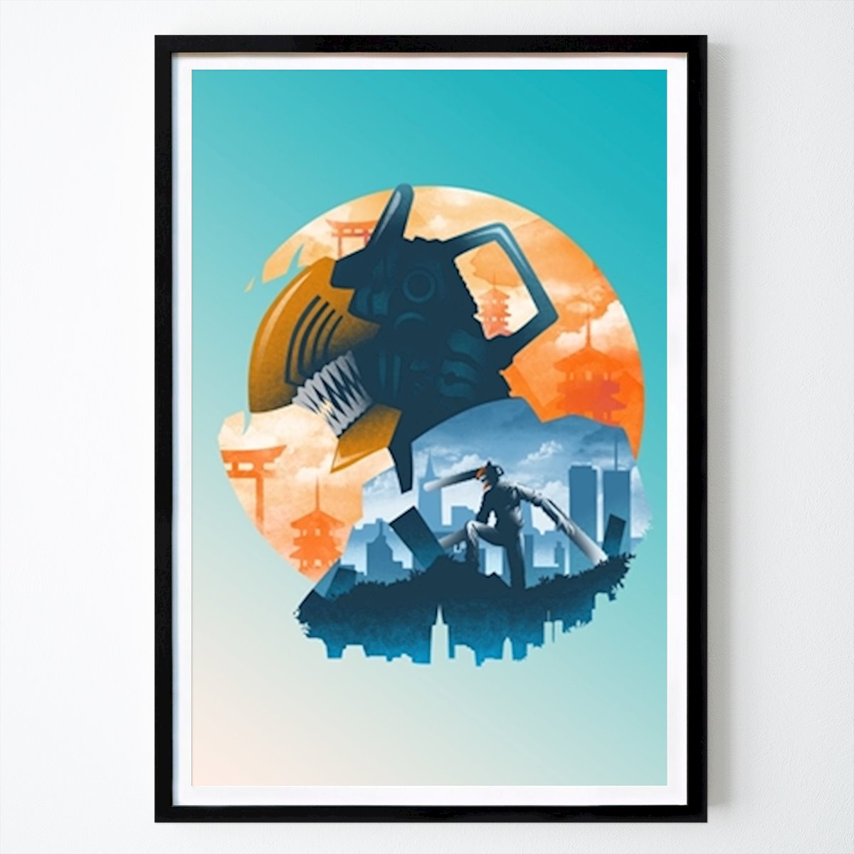 Botanisch Poster: Kettingzaag Man van Bee Rose