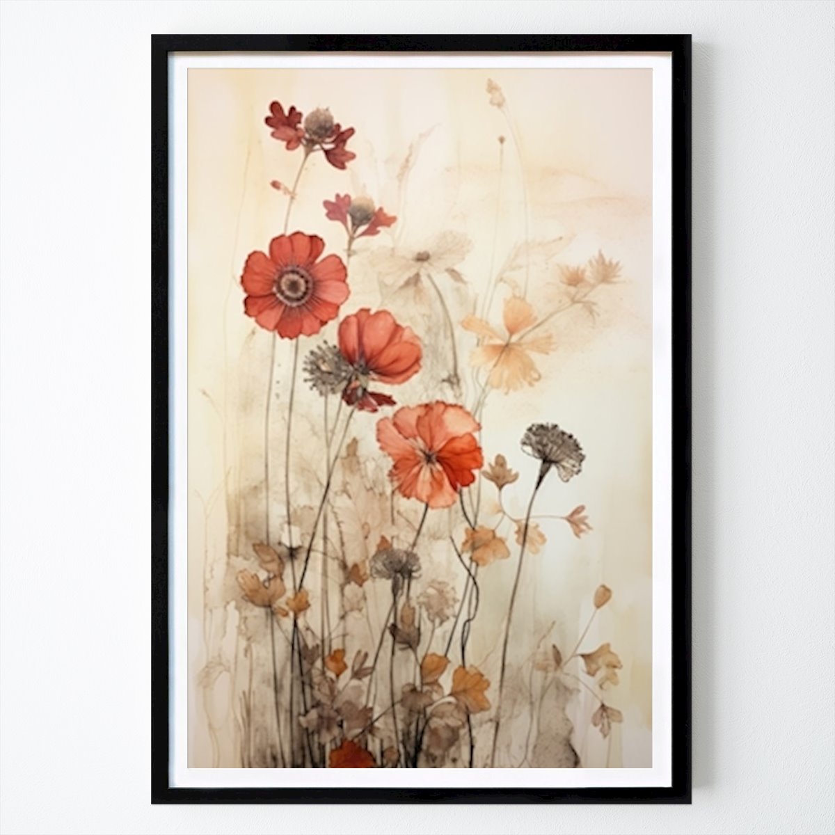 Retro & Vintage Plakat: Herbarium med blomster og blomster av Pascal Eisenschmidt
