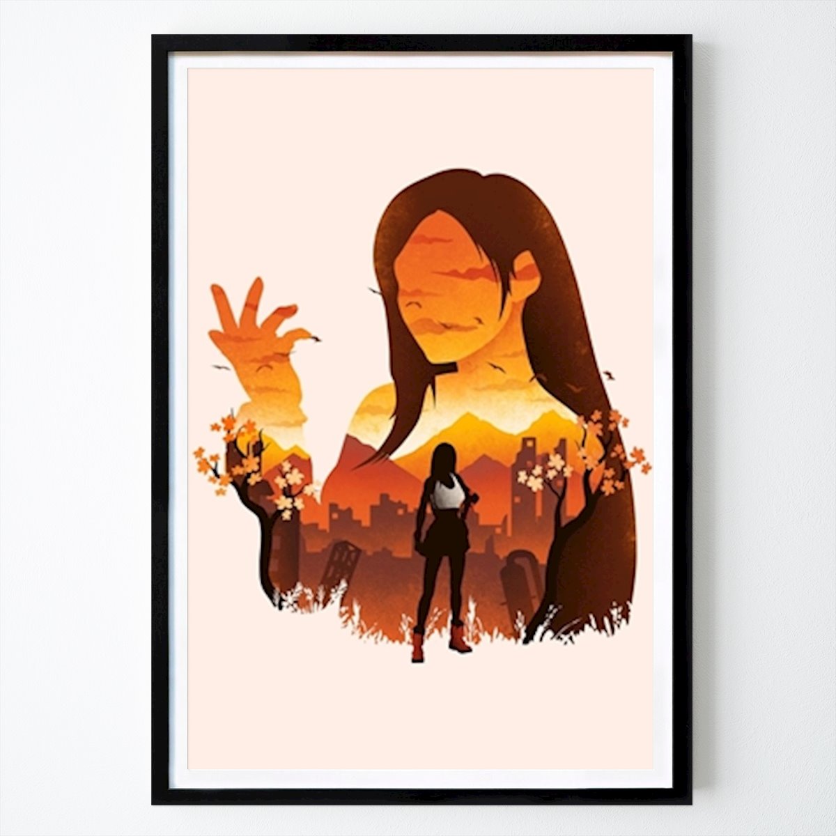 Botanisk Poster: Tifa Lockhart av Bee Rose