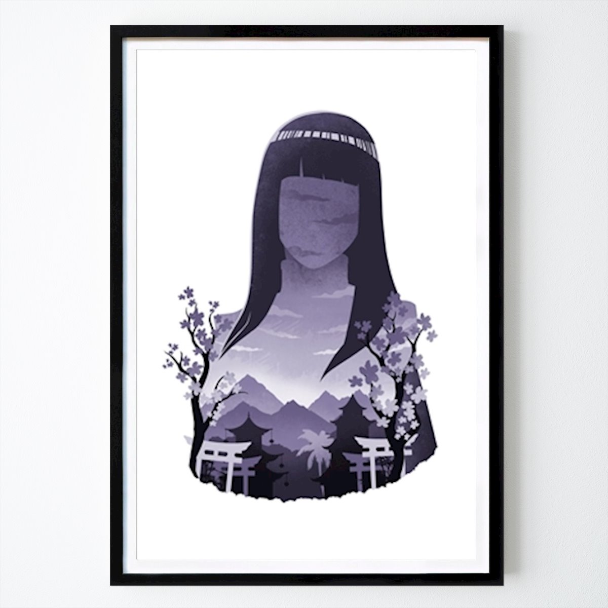 Cidades & Países Poster: Hinata Hyuga Landscape de Bee Rose