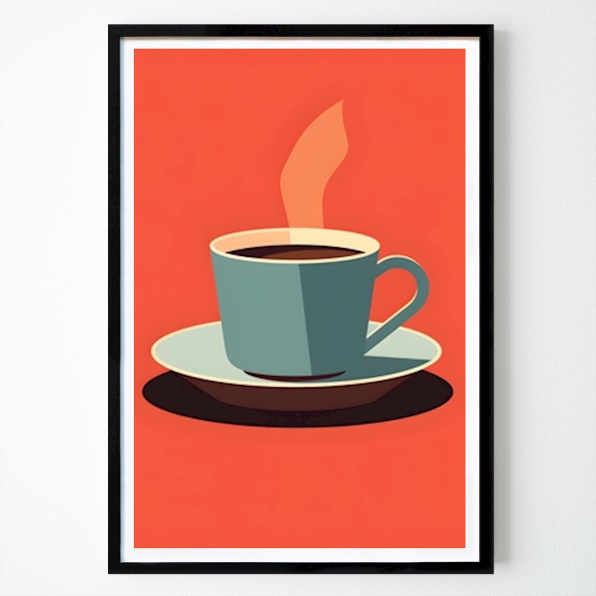 Kök Poster: En kopp kaffe V1 av Drdigitaldesign