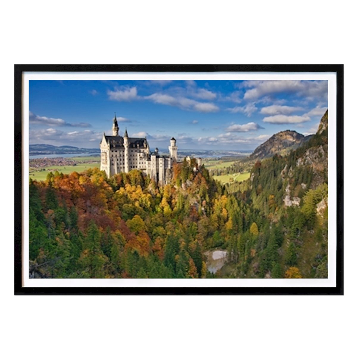 Nature Poster: Neuschwanstein castle by Mathias Ulrich