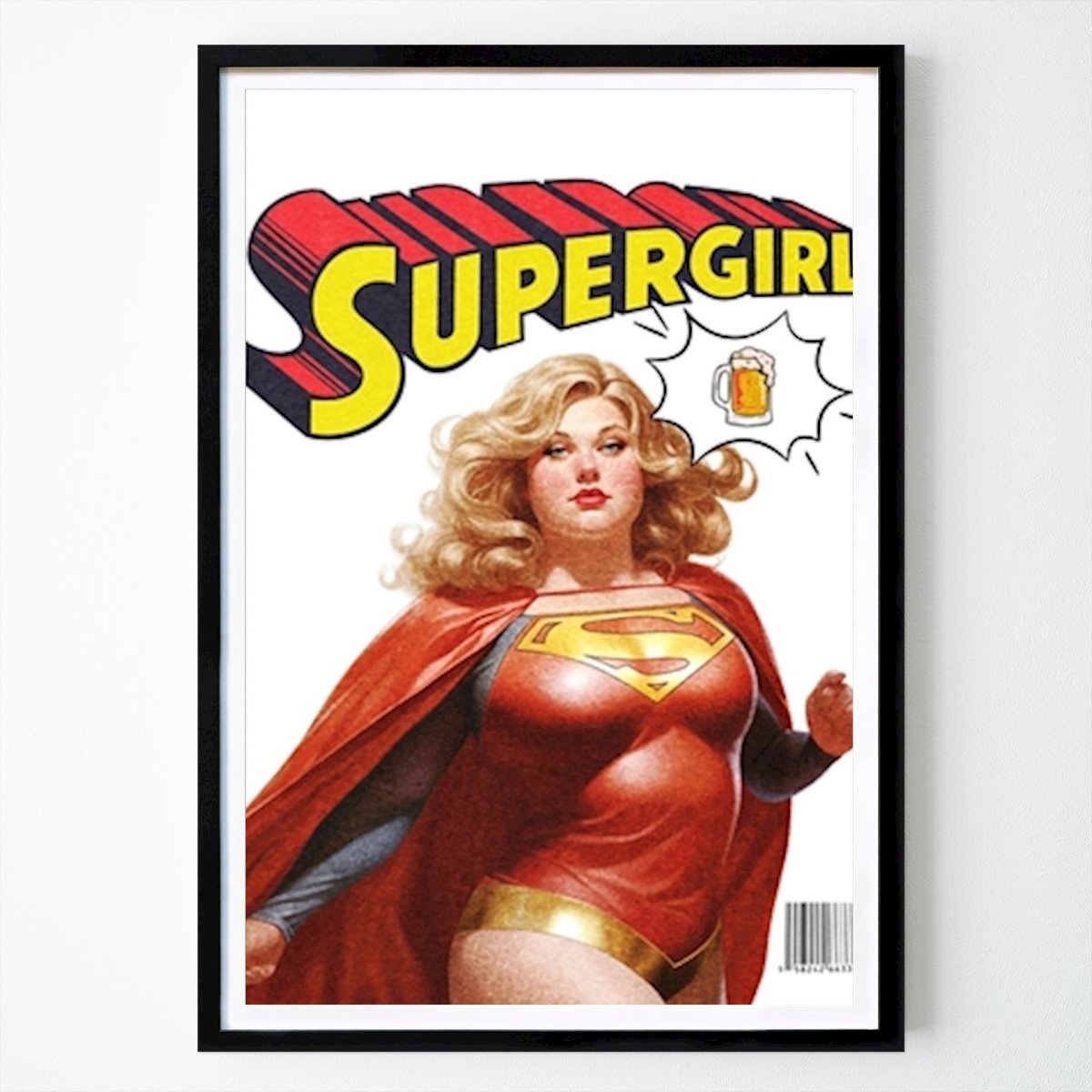 Art Affiche: Couverture du magazine Super Girl par Ed ramos