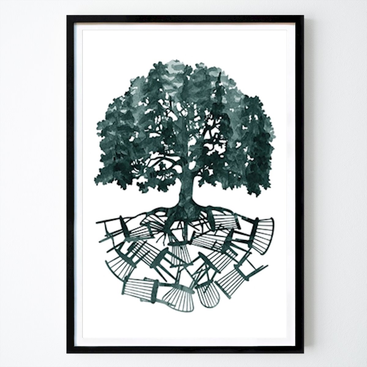 Graphic Poster: Shadowplace by Therése Berglund