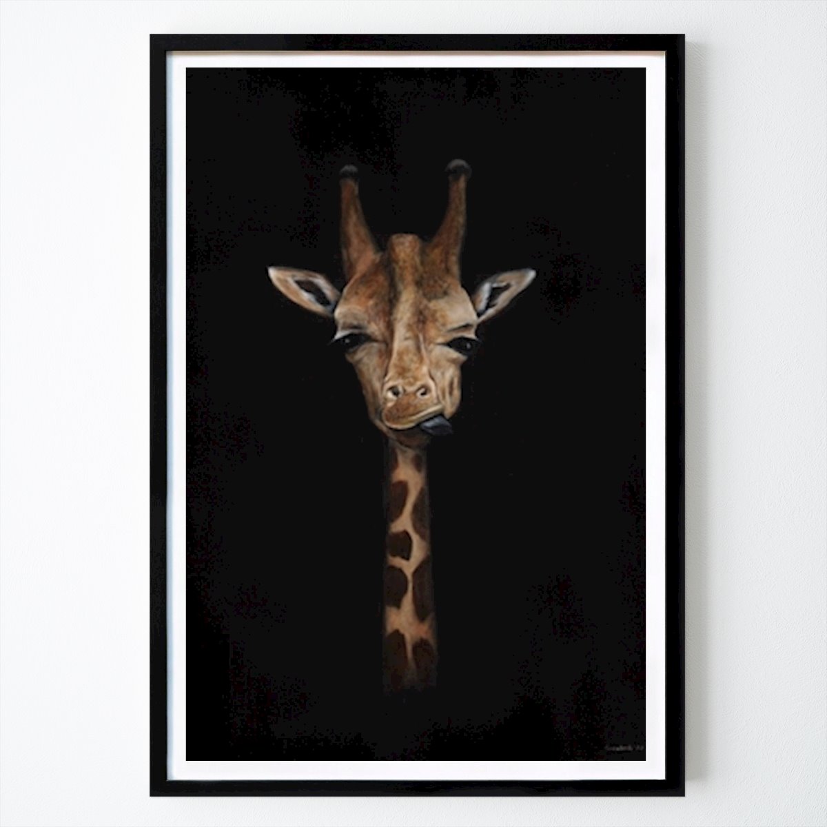 Animals Poster: Giraffe by Witold Szamborski