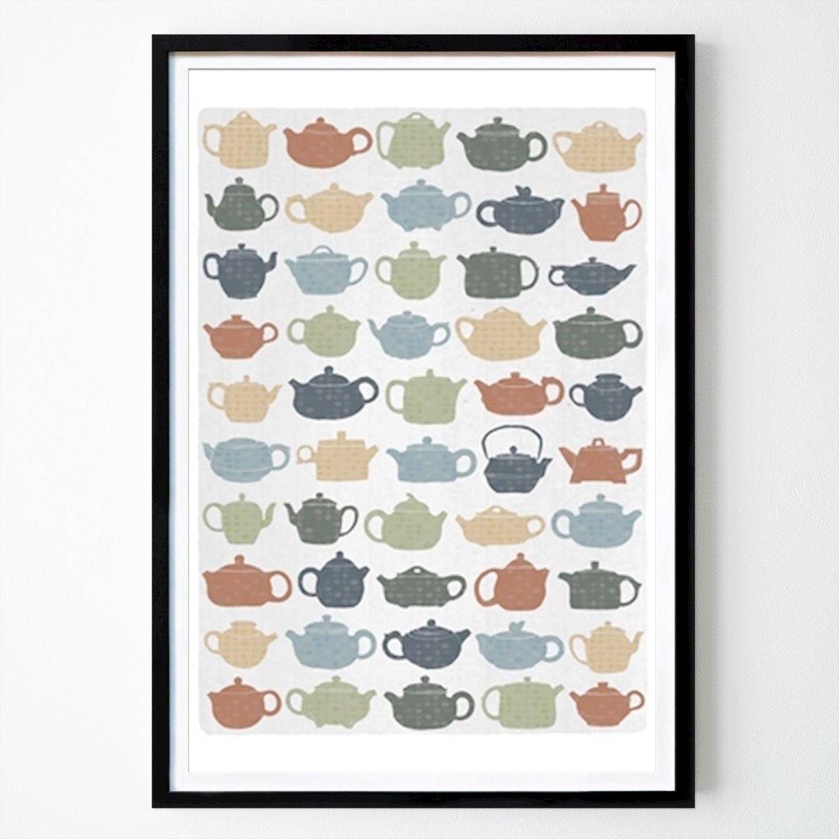 Arte Poster: Lots of Tea Pots de °Liu°
