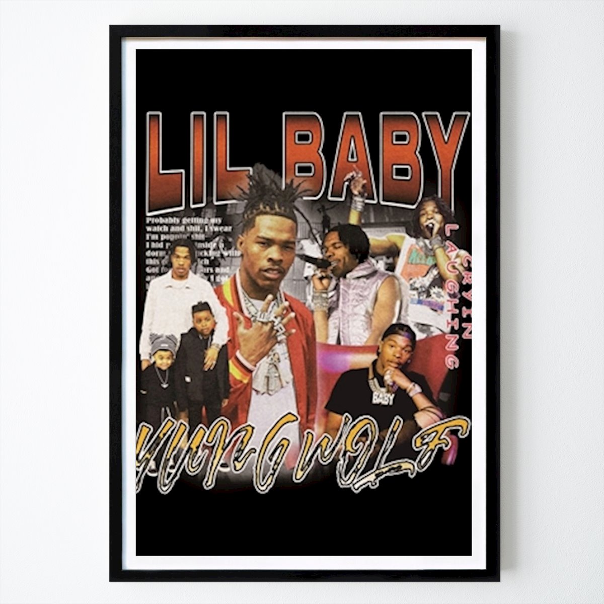 Póster: Lil Bebé Joven Lobo de Summer Dennis