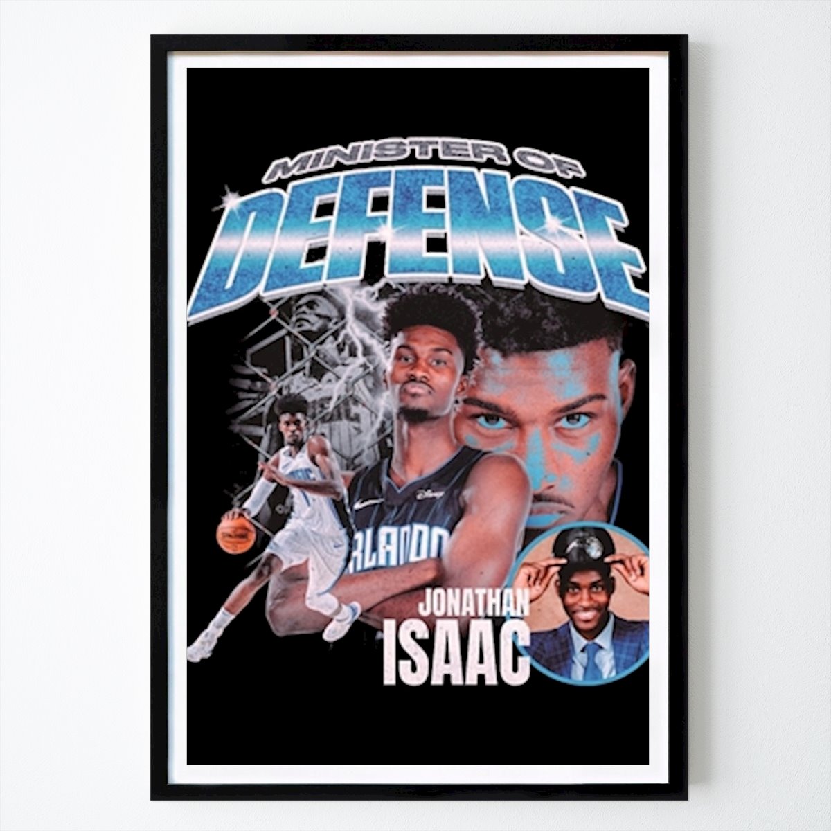 Basketball Plakat: Jonatan Isak av Summer Dennis