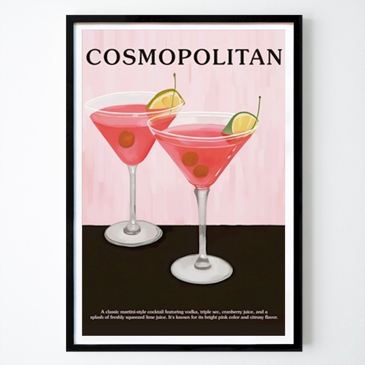 Kök Poster: Kosmopolitisk Cocktail Retro av Emme