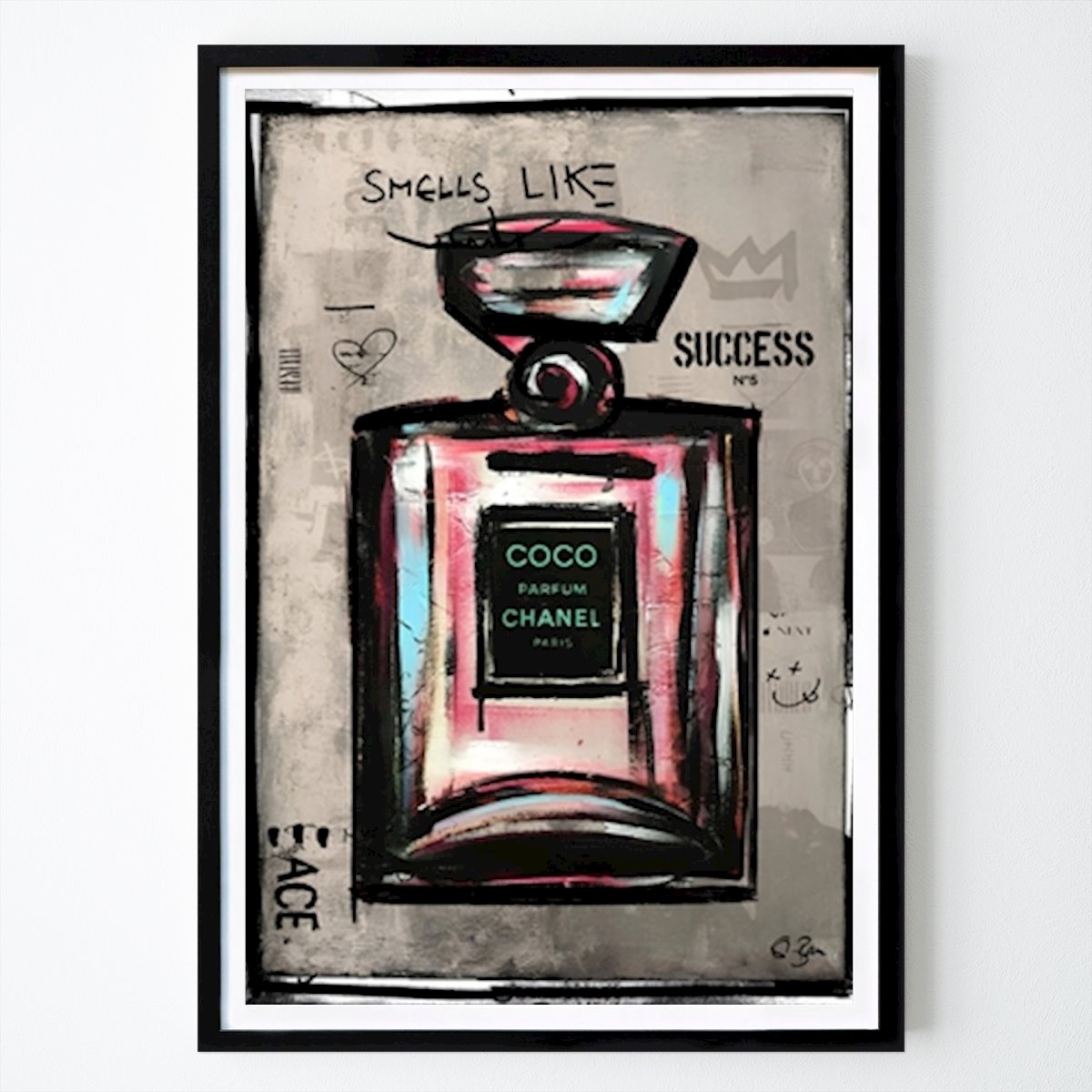 Pop Art Poster: Smells Like Success No 5 by Stefan Bammert