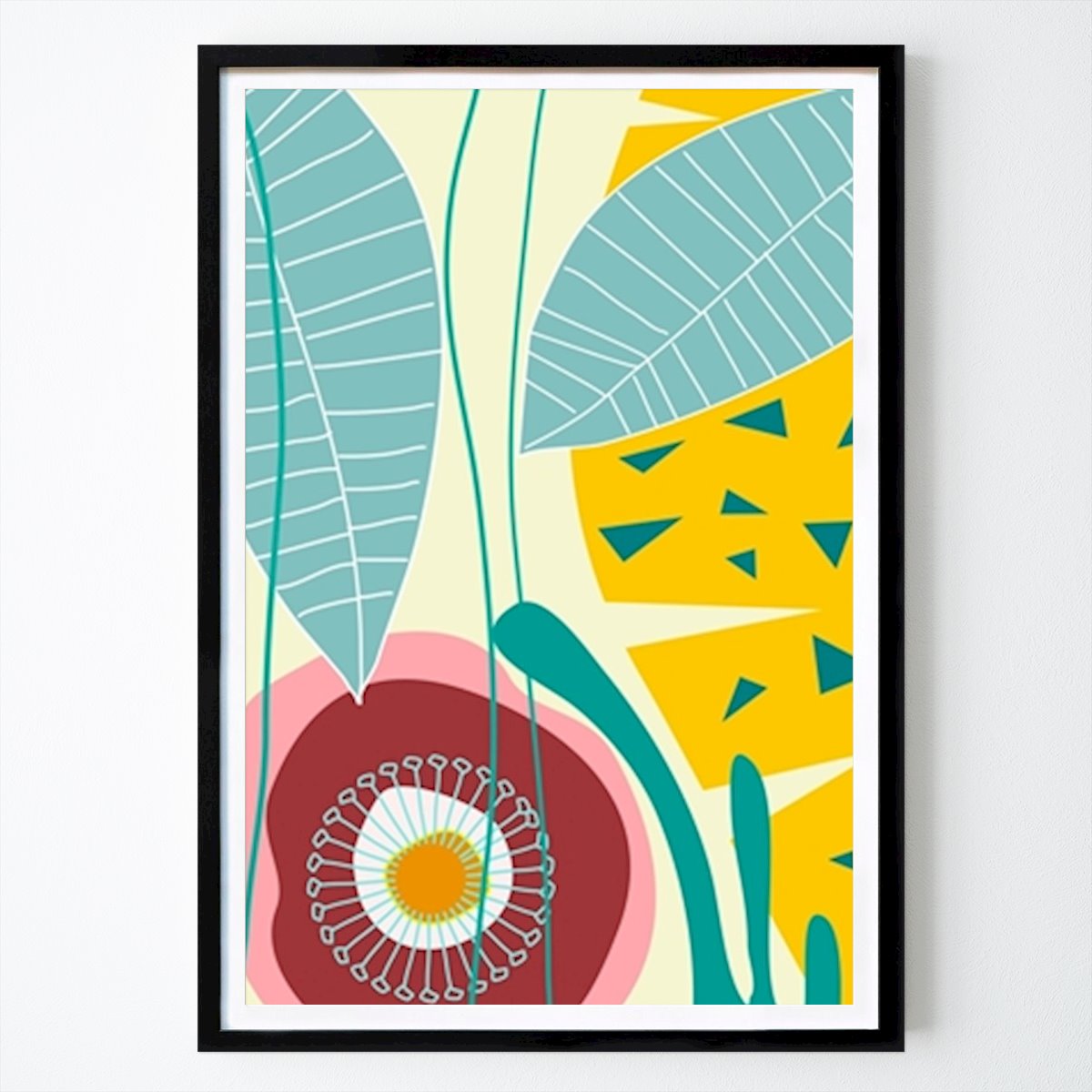 Abstraktes Poster: BOTANIK 04 von Mirella Pavesi