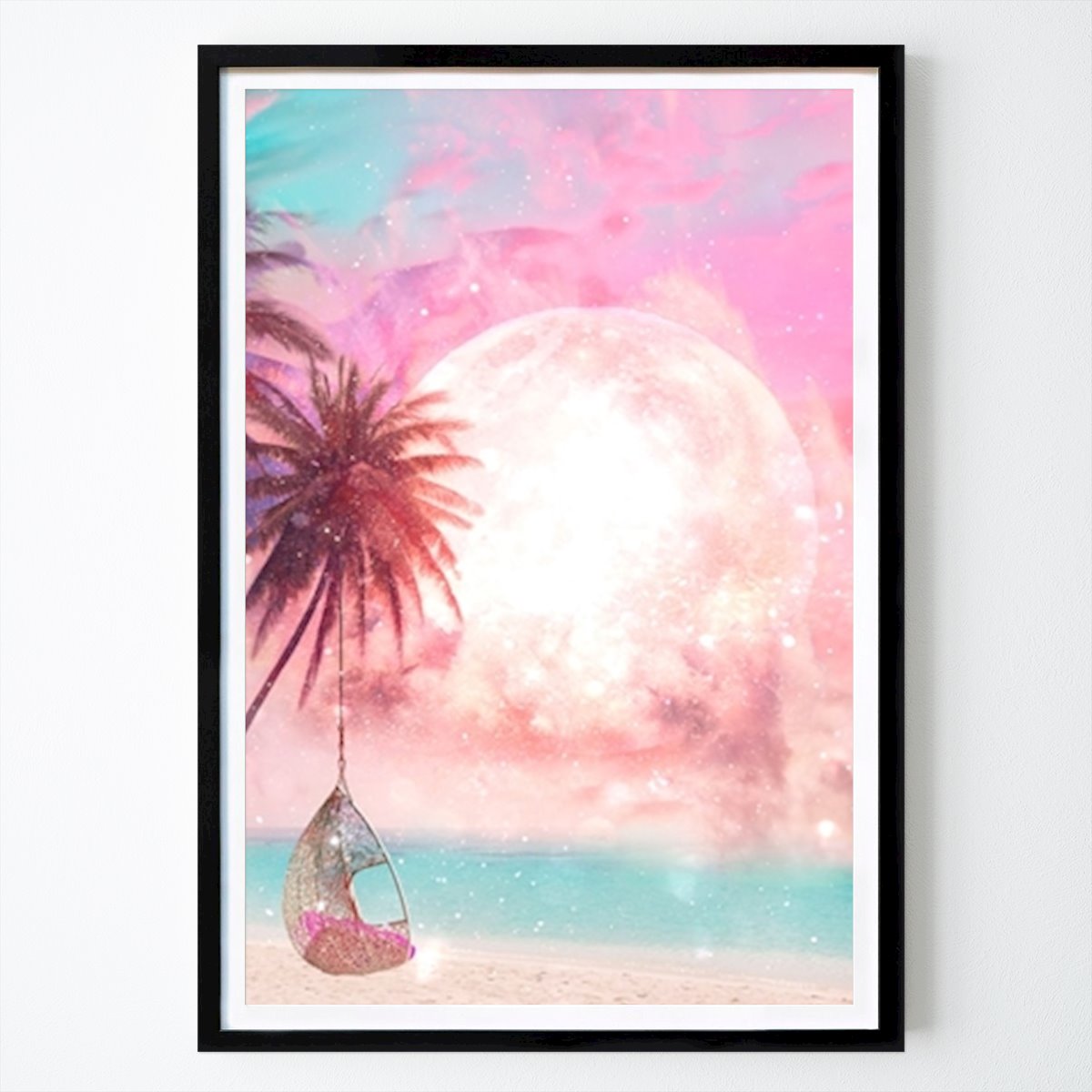 Mennesker & Portrætter Plakat: Pink Moon stiger av Abs Ahlijah (artbymissabs)