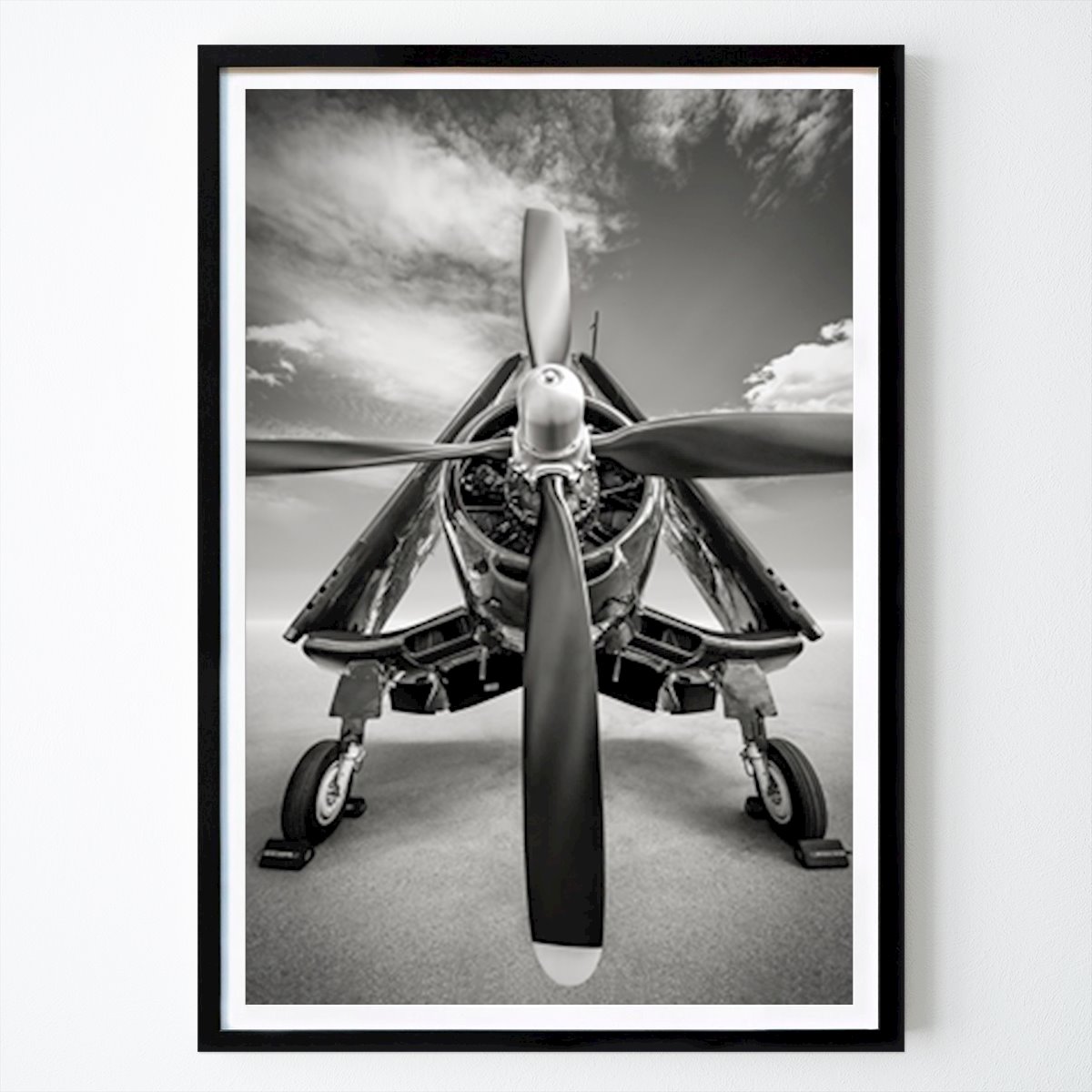 Retro & Vintage Poster: F4U corsair av Frank peters